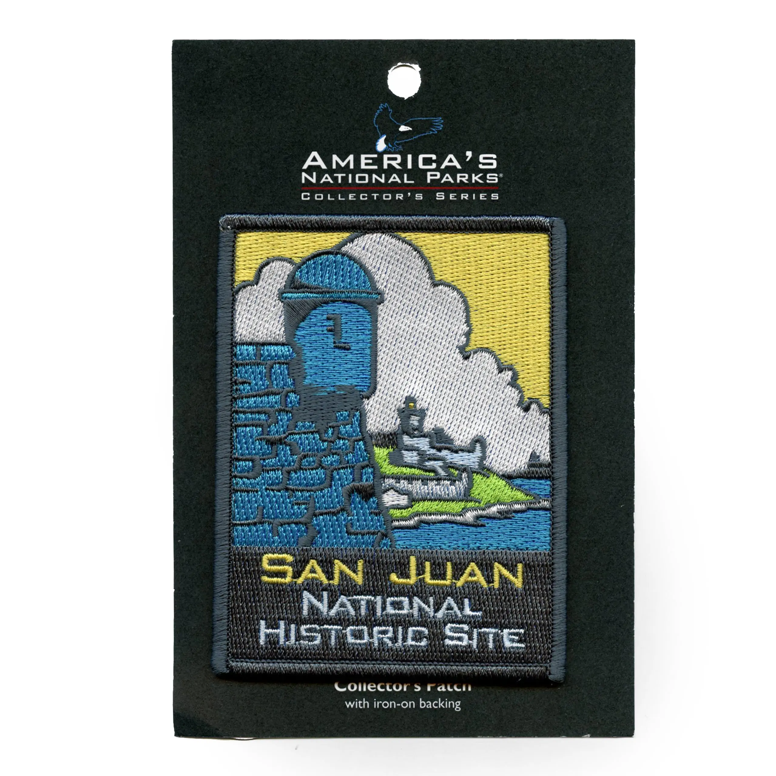 San Juan National Historic Site Patch Puerto Rico Travel Embroidered Iron On - Image 2