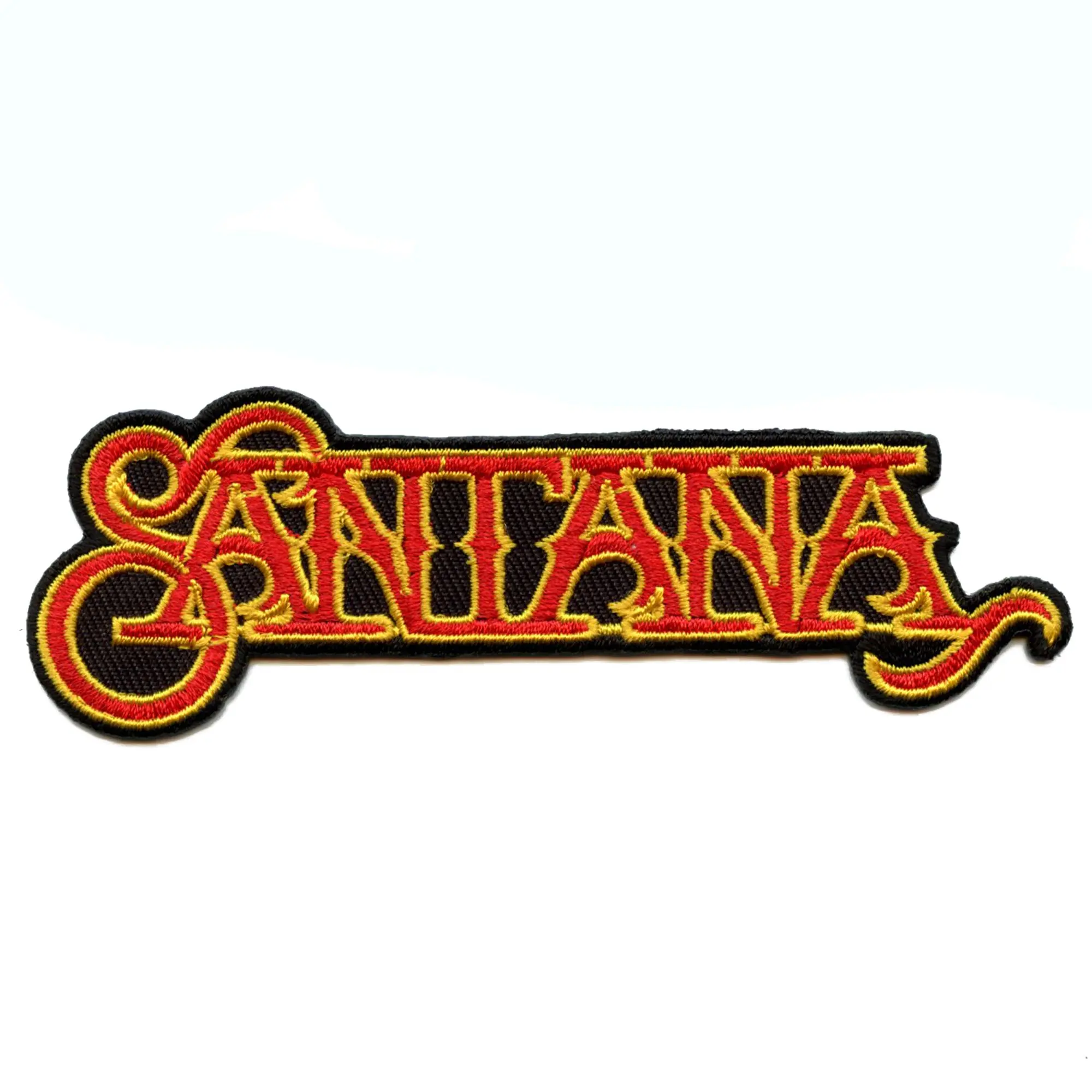 Carlos Santana Band Name Logo Patch Latin Rock Embroidered Iron On