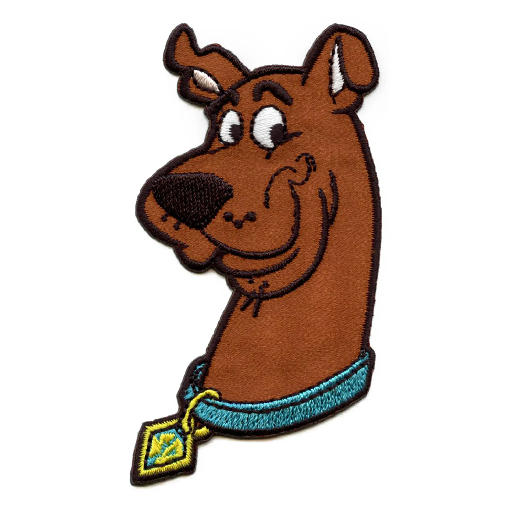 Scooby Doo Portrait Patch Mystery Detective Dog Embroidered Iron On - Image 2