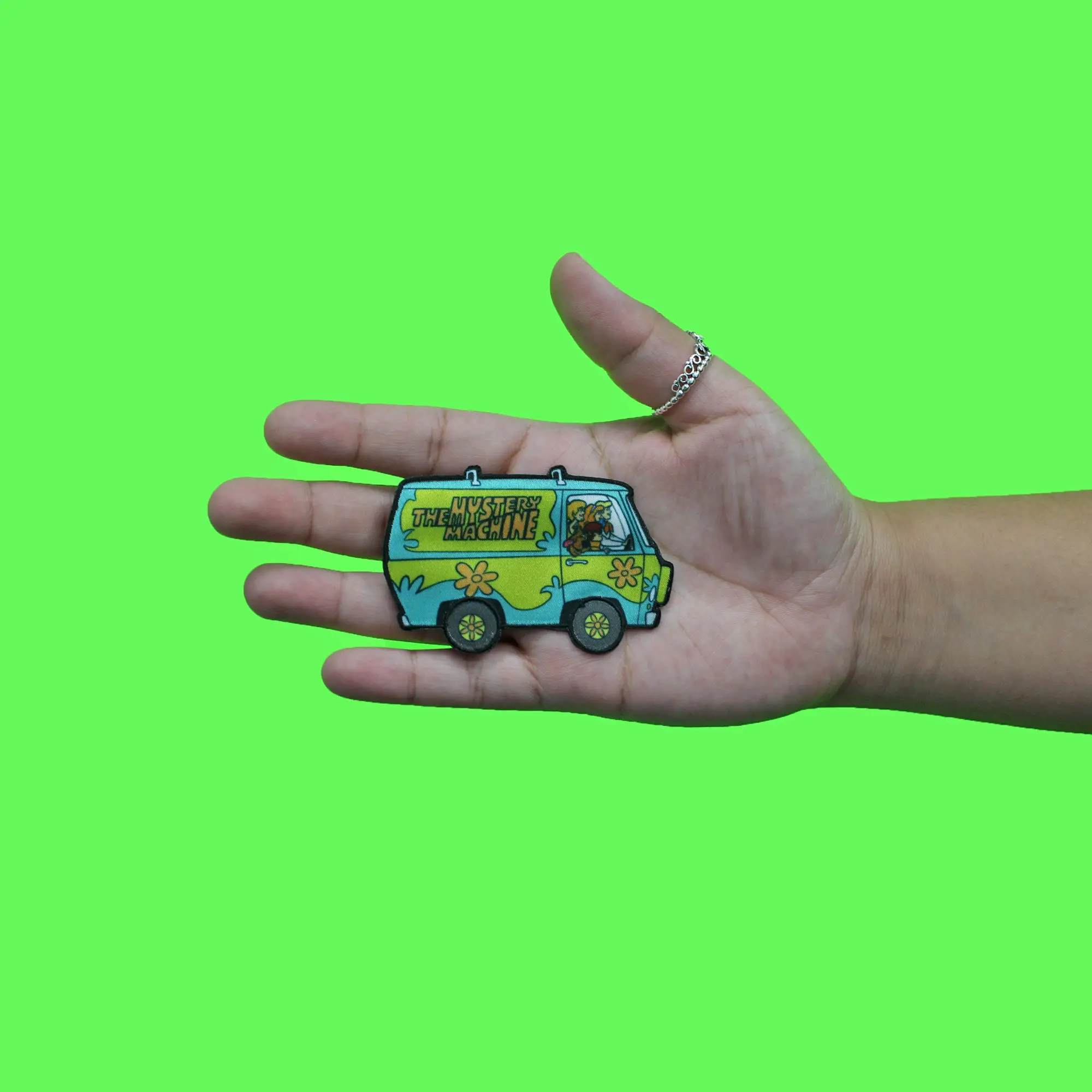 Scooby Doo Small Mystery Machine Van Patch TV Show Cartoon Sublimated Iron On - Image 3