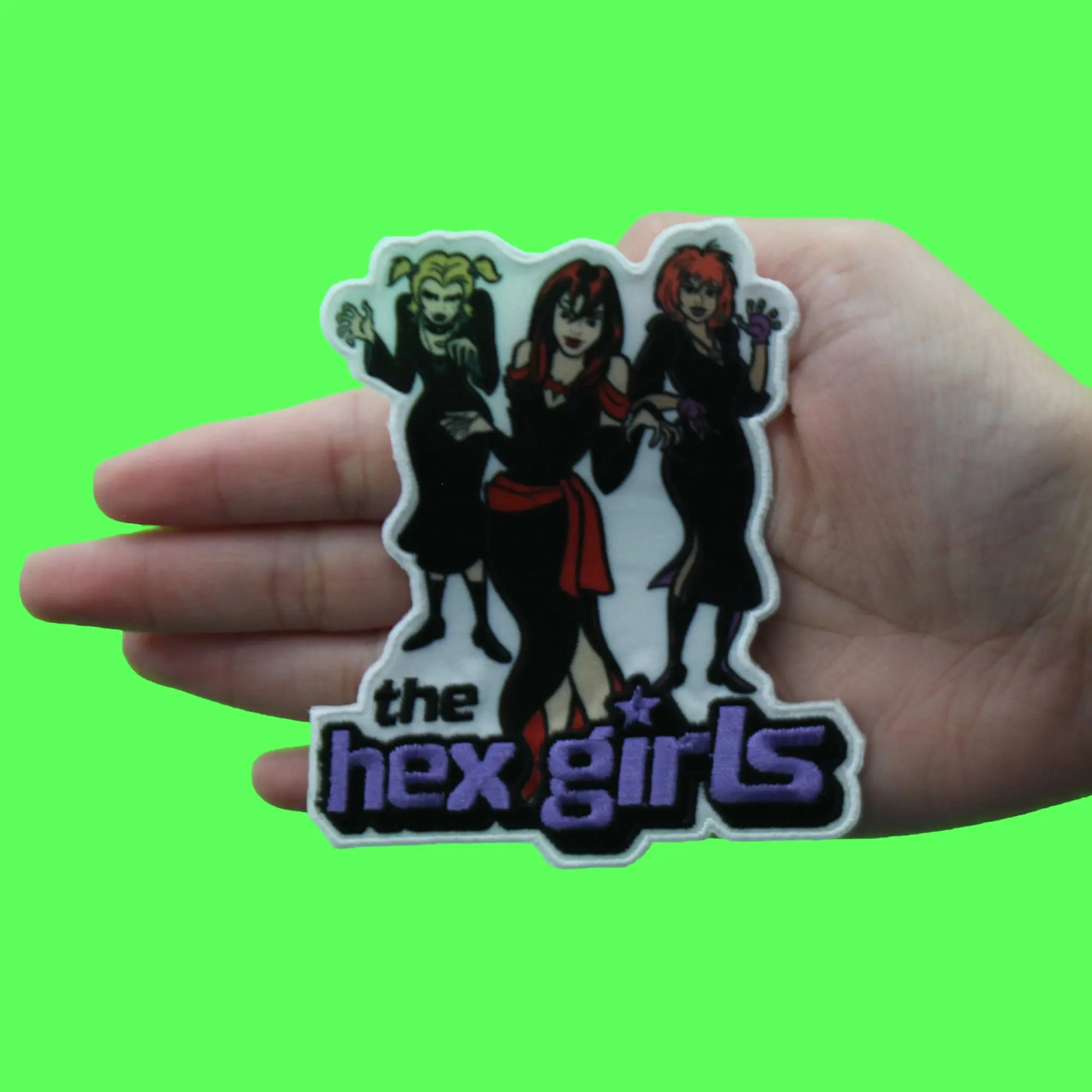 Scooby-Doo The Hex Girls Patch Detective TV Show Sublimated Embroidered Iron On - Image 2