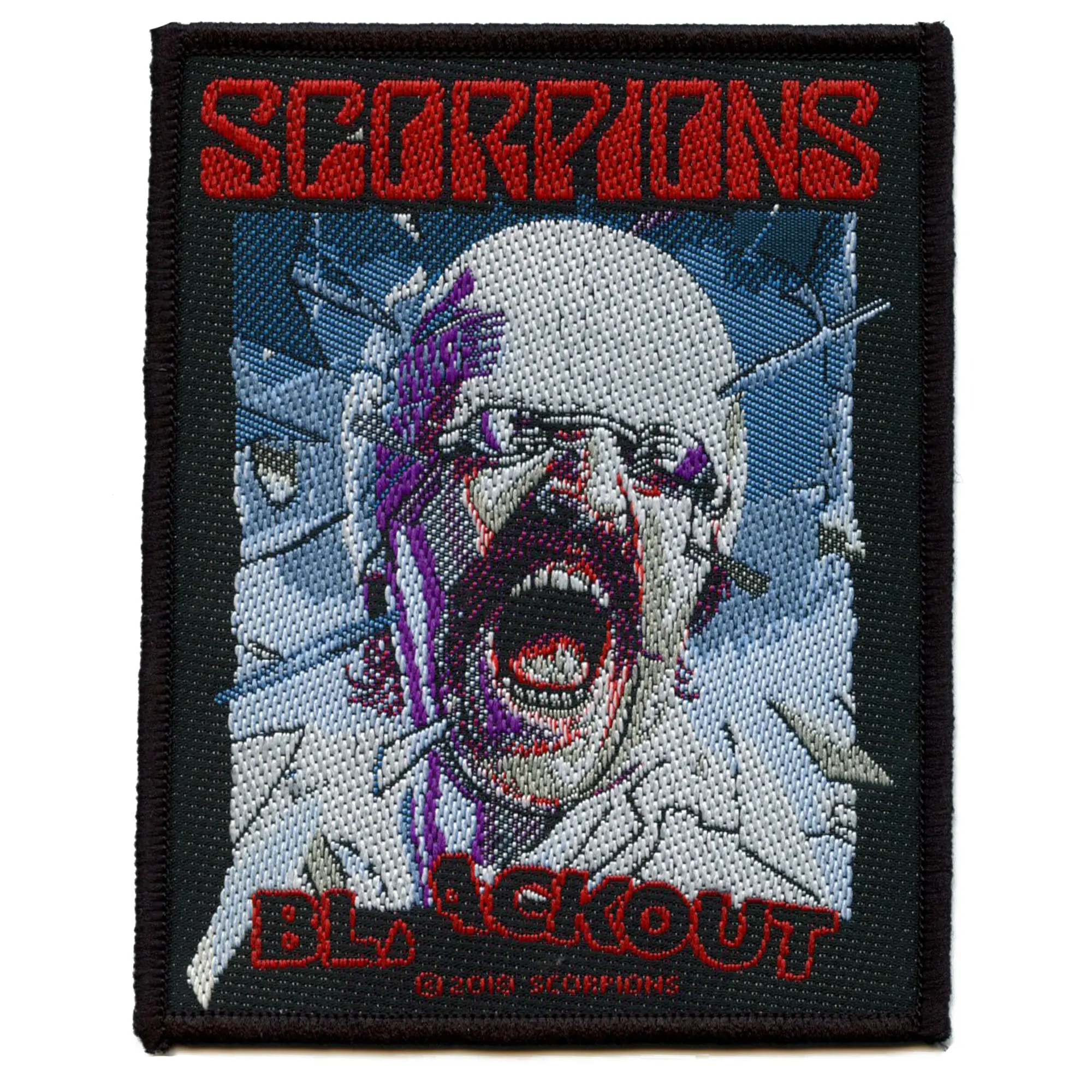 Scorpions Black Out Patch Music Rock Album  Woven Sew On