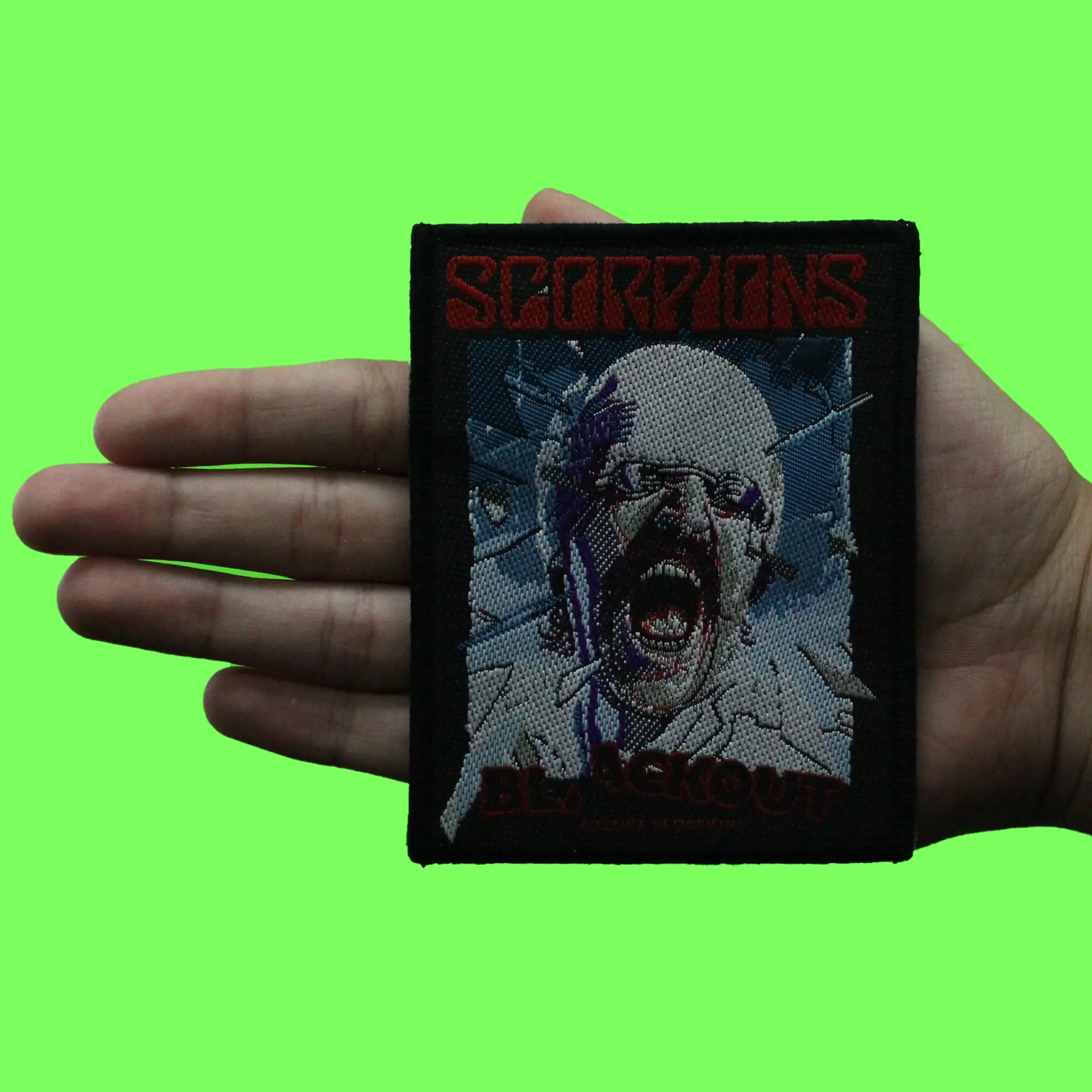 Scorpions Black Out Patch Music Rock Album  Woven Sew On - Image 2