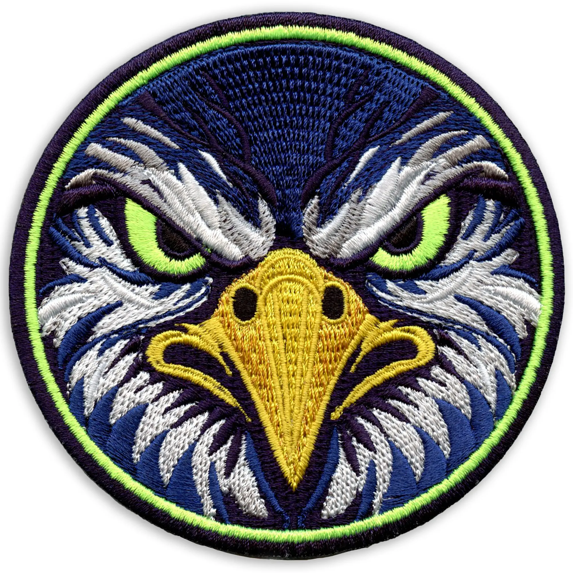 Seattle Football Hawk Patch Sports Champions Team Embroidered Iron-On