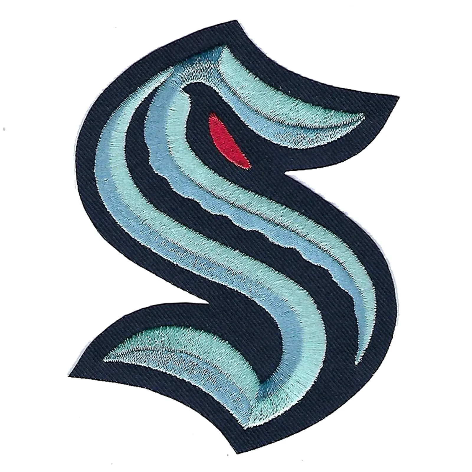 Seattle Kraken Primary Team Logo Jersey Shoulder Patch - Image 2