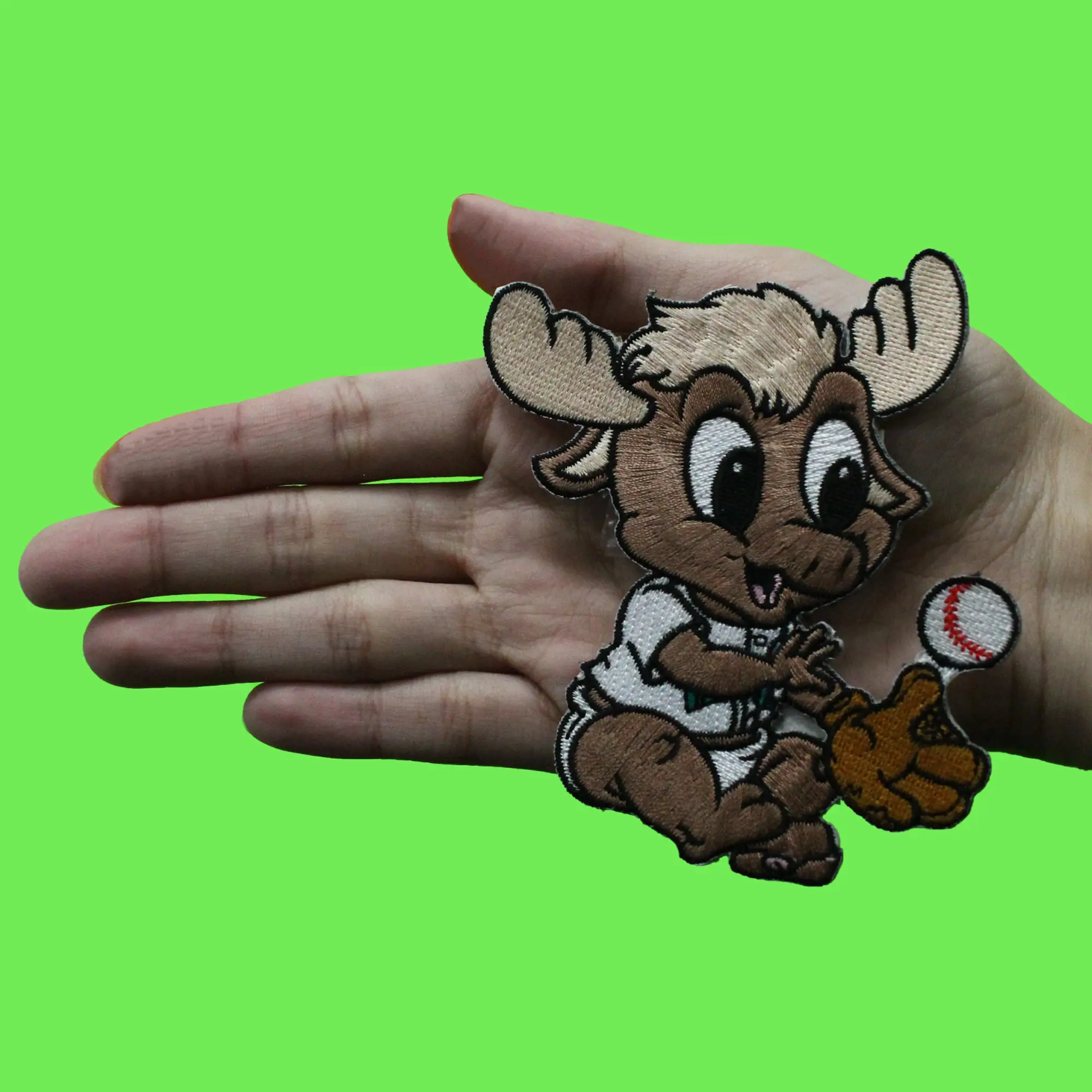 Seattle Mariners "Baby Moose" Team Mascot Self-Adhesive Patch - Image 2