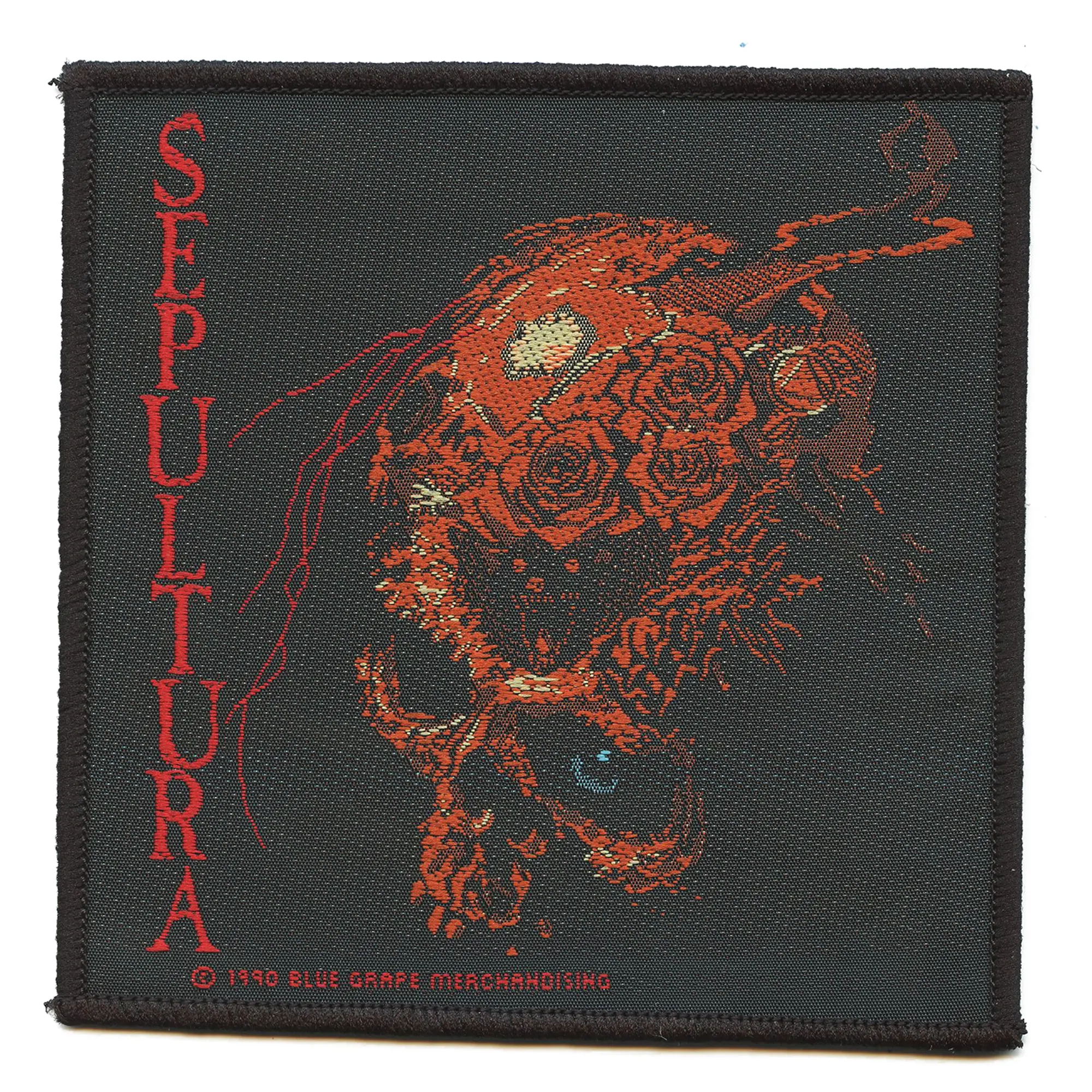 Sepultura Beneath The Remains Patch Heavy Metal Album Woven Sew On