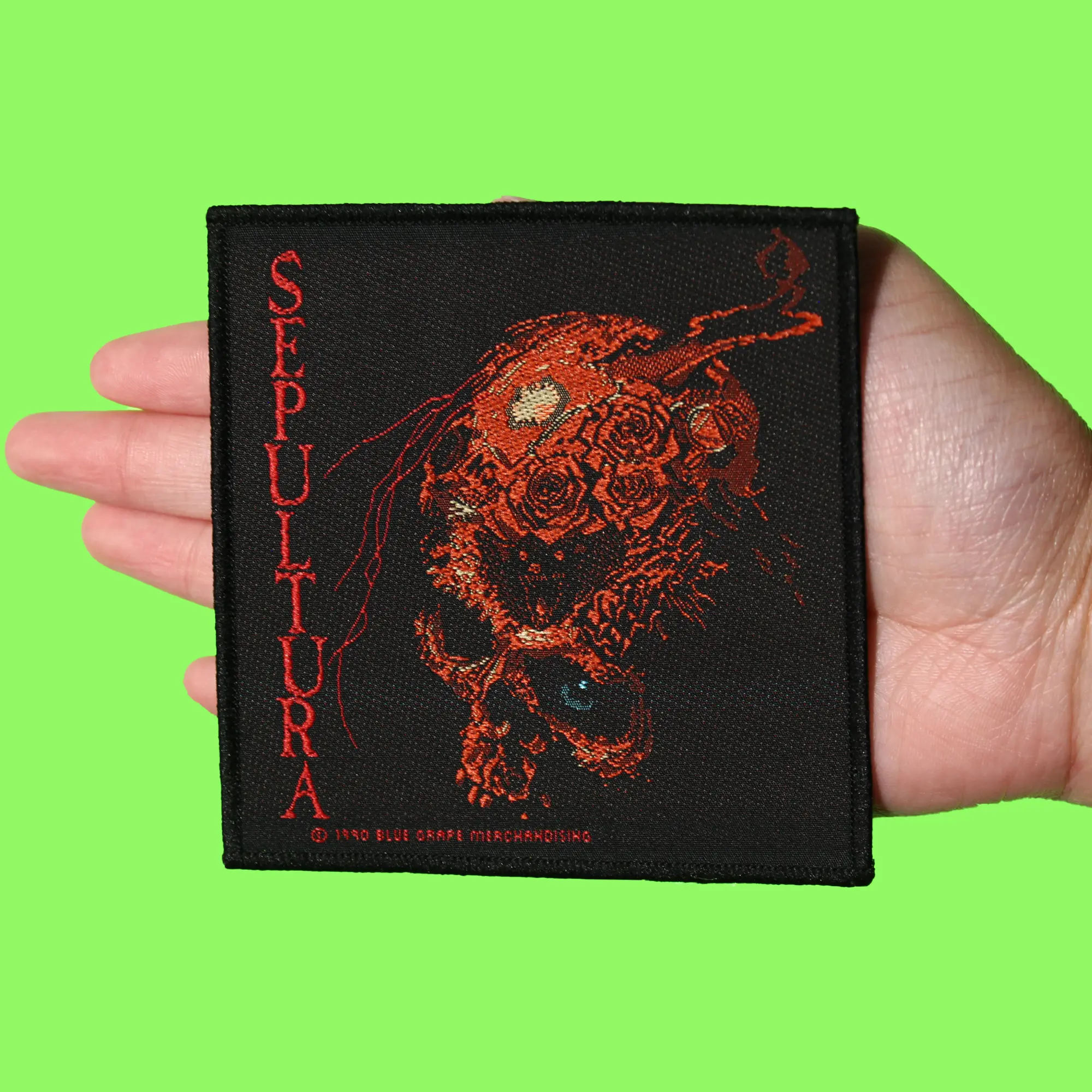 Sepultura Beneath The Remains Patch Heavy Metal Album Woven Sew On - Image 2