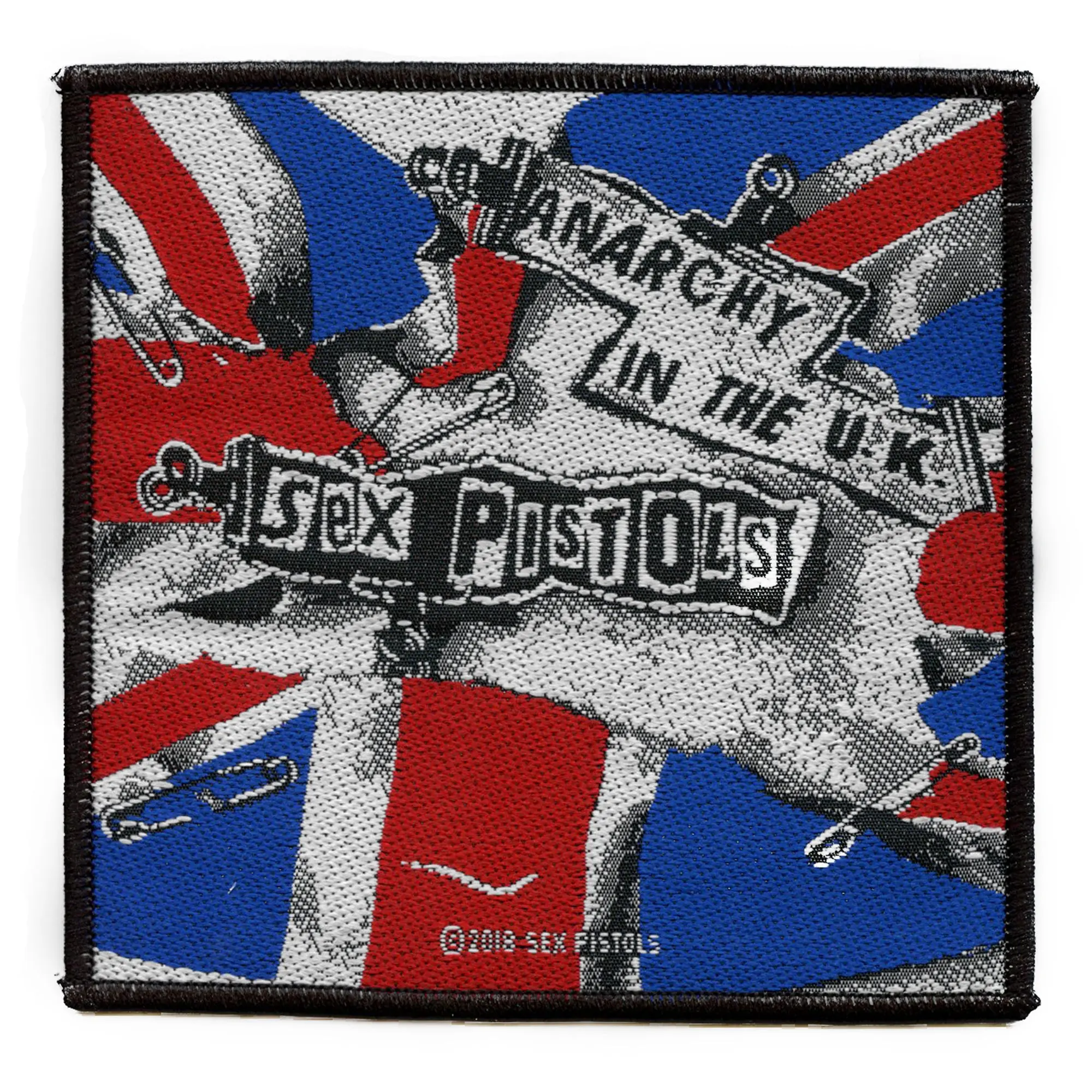 Sex Pistols Anarchy In The UK Patch Punk Rock England Woven Sew On