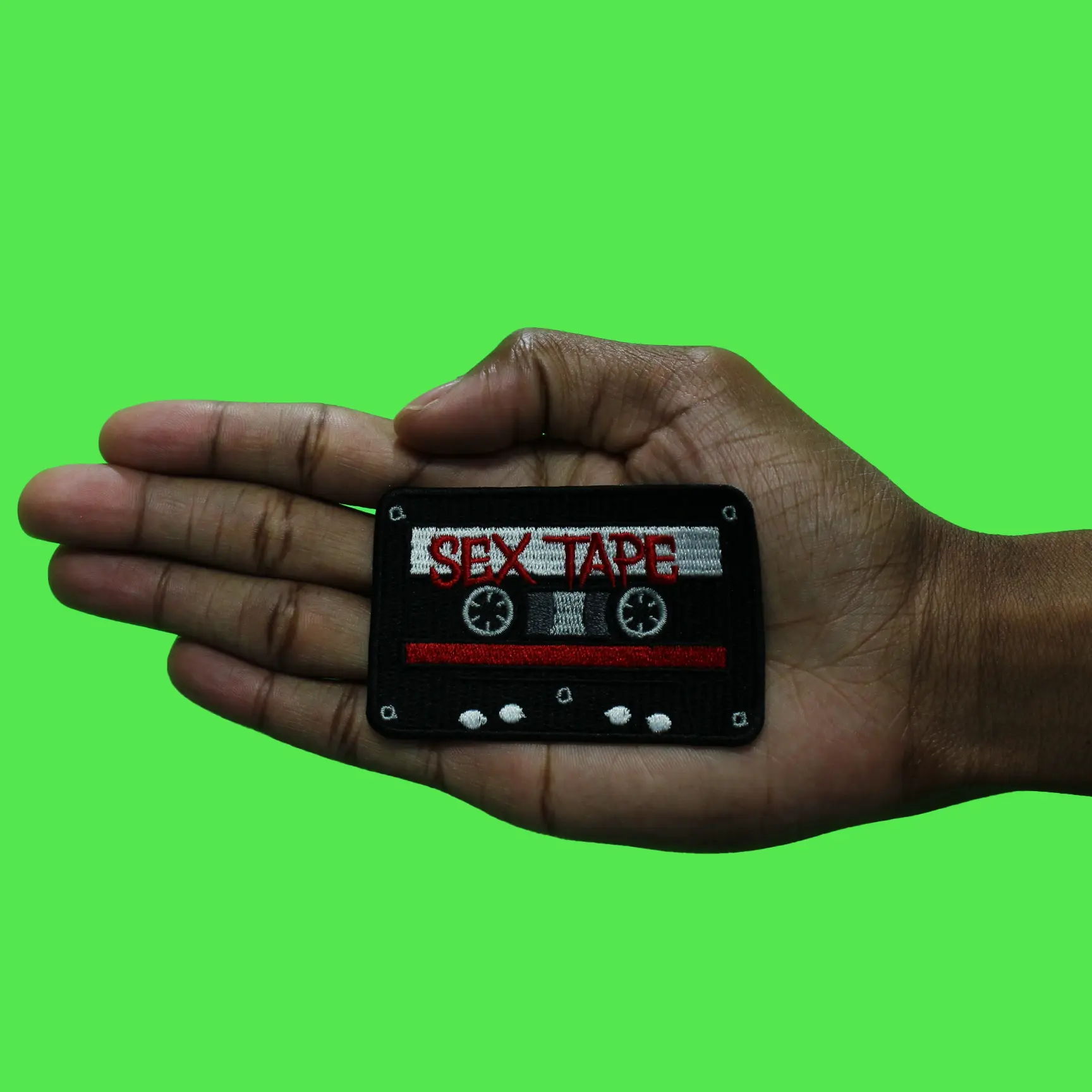Sex Tape Cassette Patch NuMetal Music Rock Embroidered Iron On - Image 2
