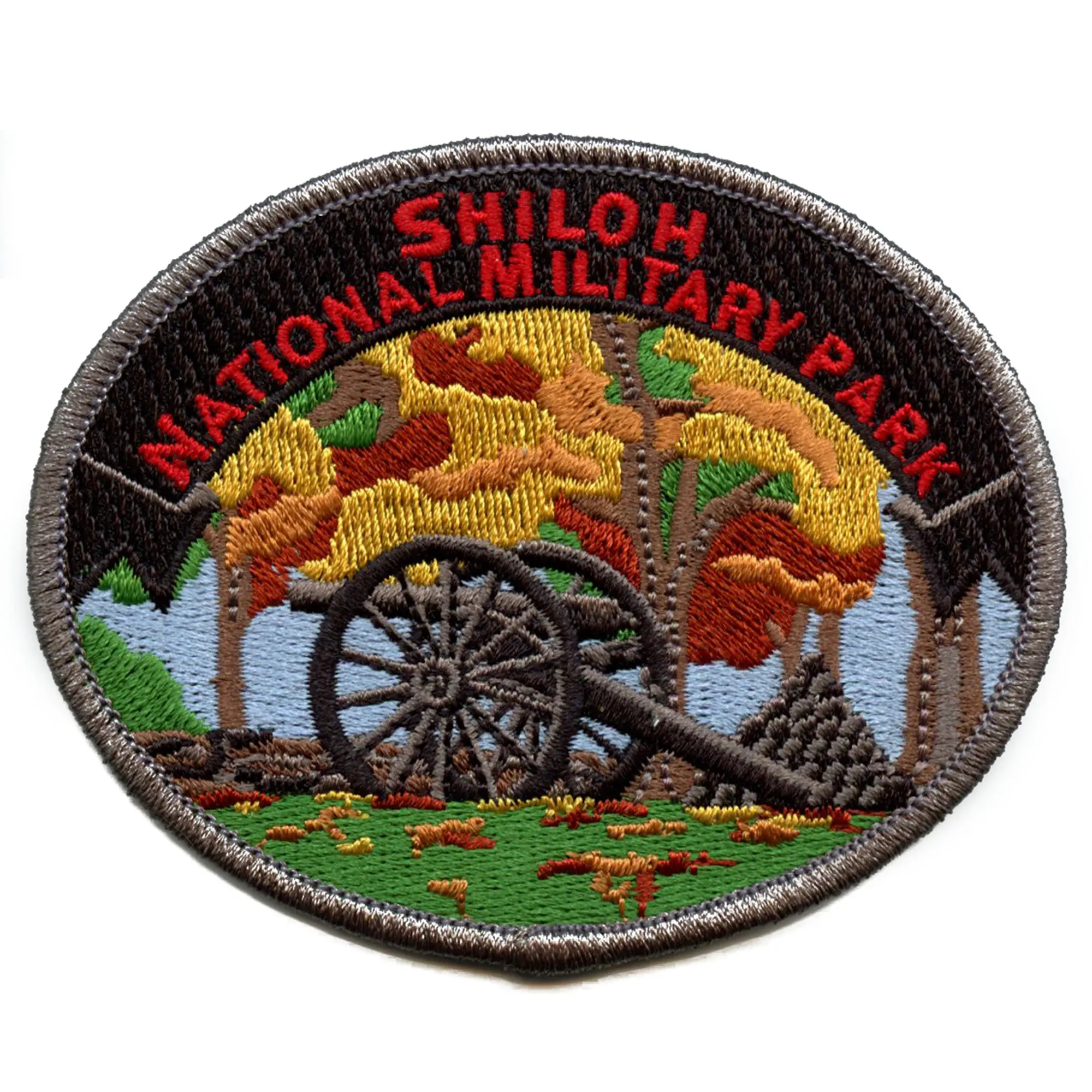 Shiloh National Military Park Patch History Battle Travel Embroidered Iron On