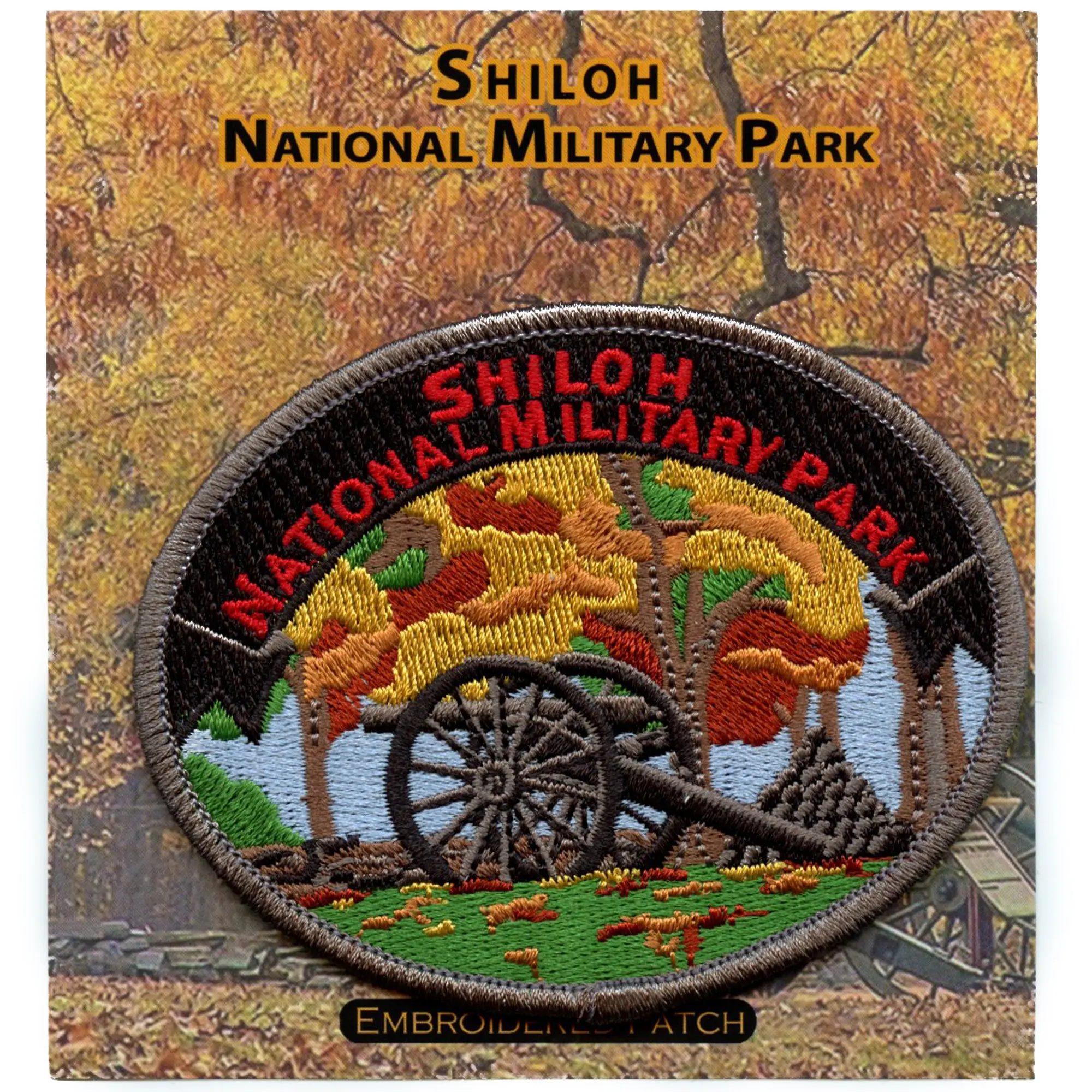 Shiloh National Military Park Patch History Battle Travel Embroidered Iron On - Image 2