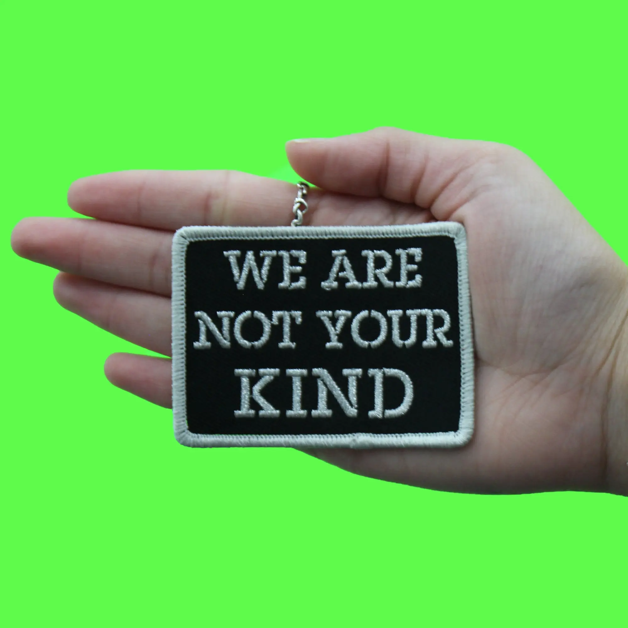 We Are Not Your Kind Patch Slipknot Metal Band Embroidered Iron On - Image 2