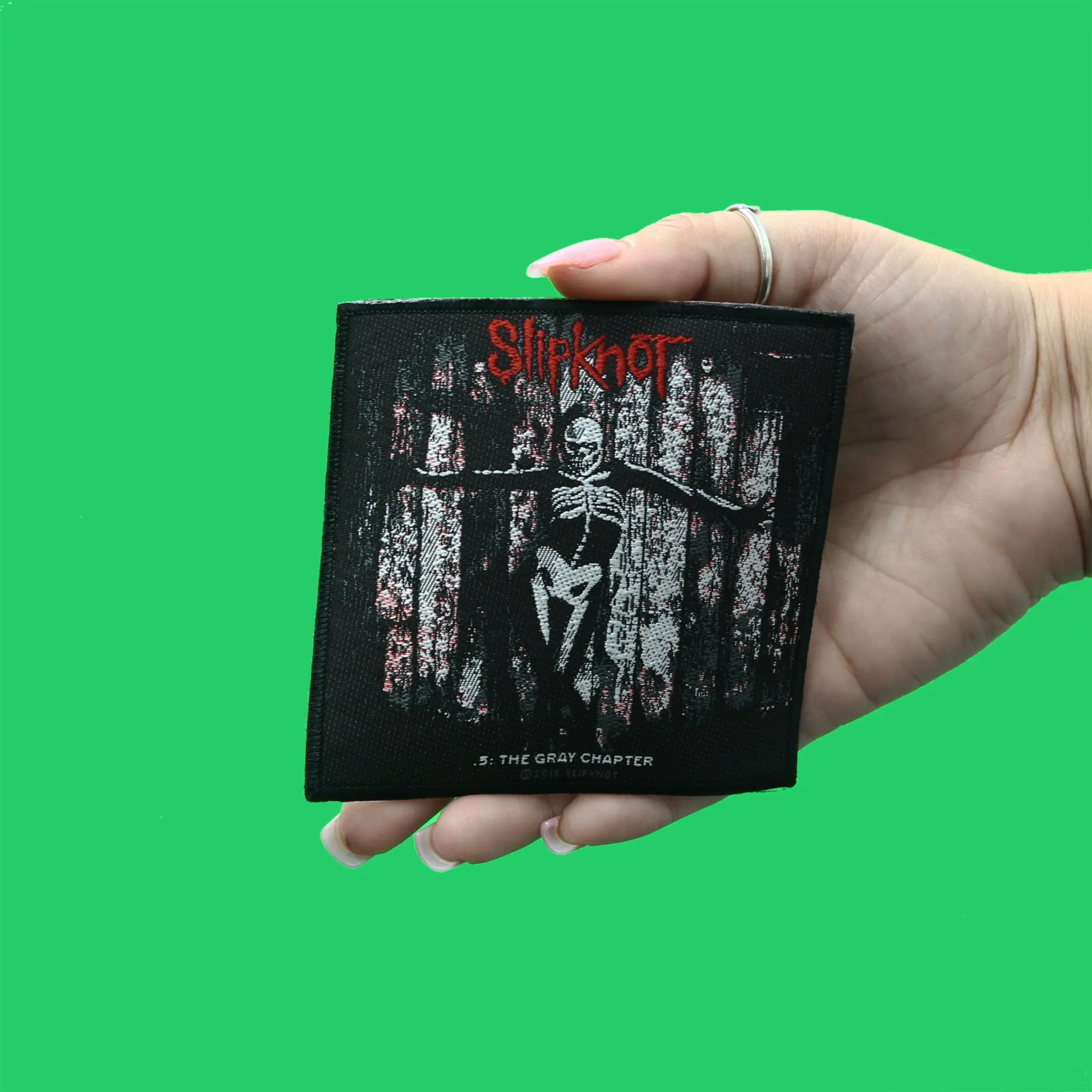 Slipknot The Gray Chapter Patch Album American Metal Woven Sew On - Image 2