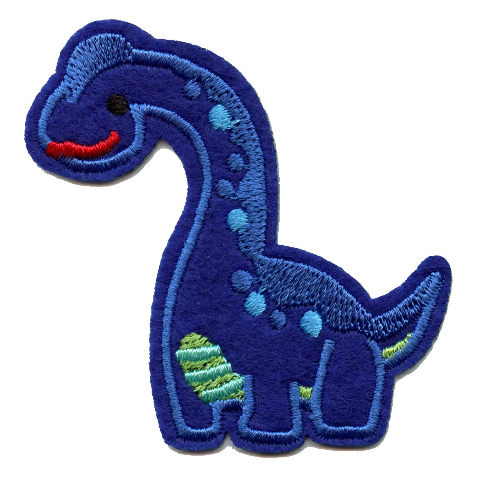Small Brachiosaurus Embroidered Iron on Patch - Image 2