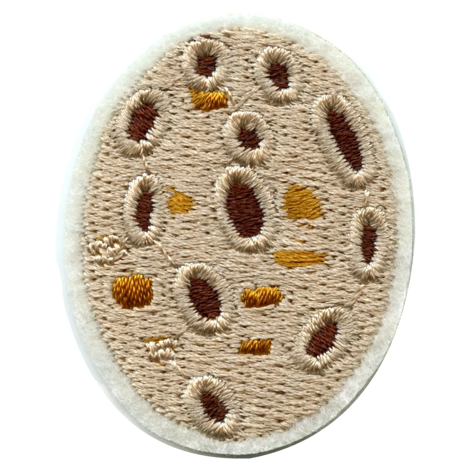 Small Brown Asteroid Embroidered Iron On Patch
