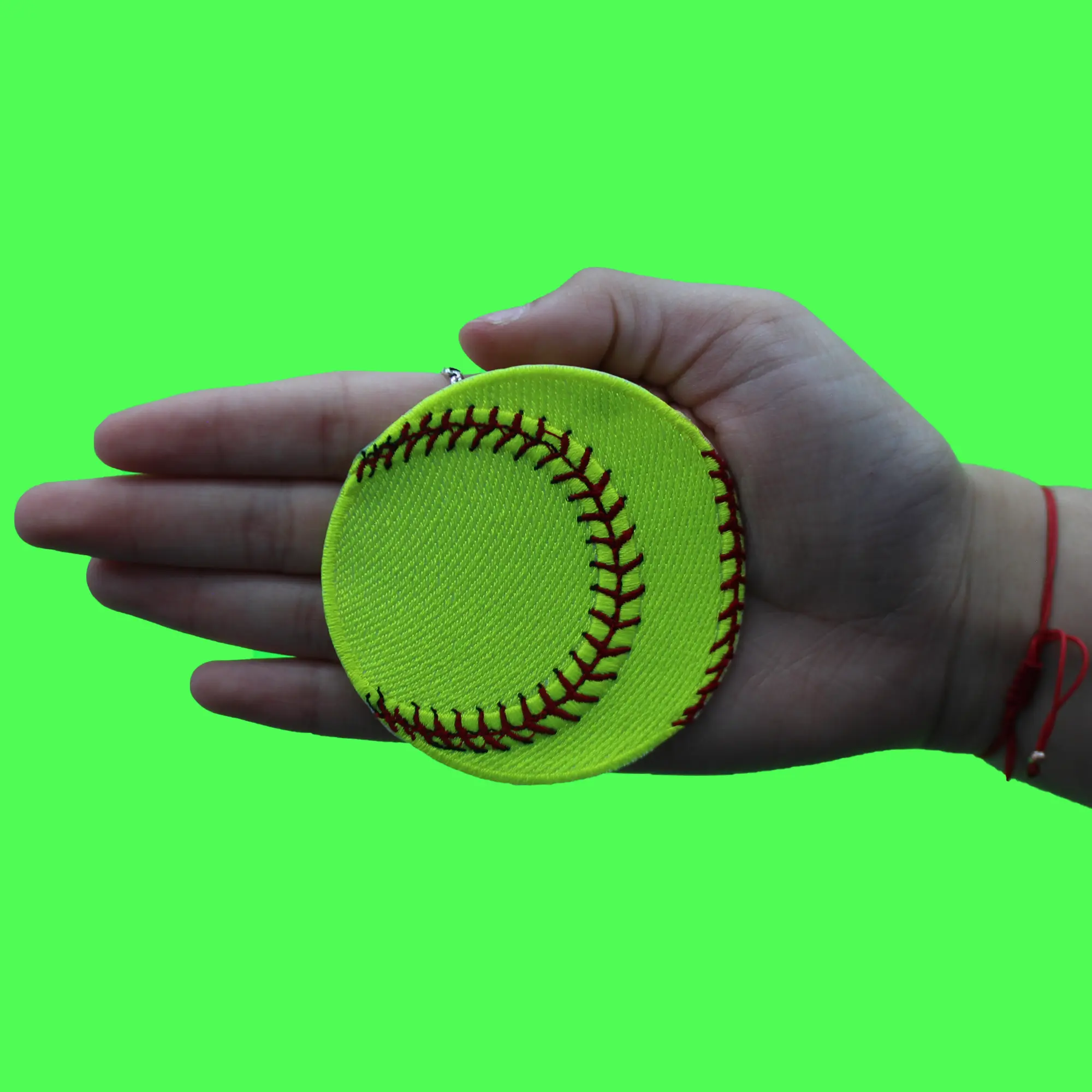 Softball Sports Ball Patch Team Underhand Pitch Embroidered Iron On - Image 2