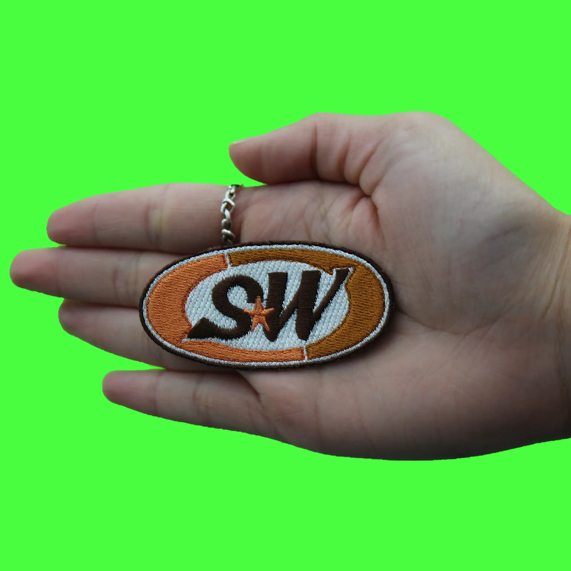 South West S&W Parody Patch Houston Soda Pop Embroidered Iron On - Image 2
