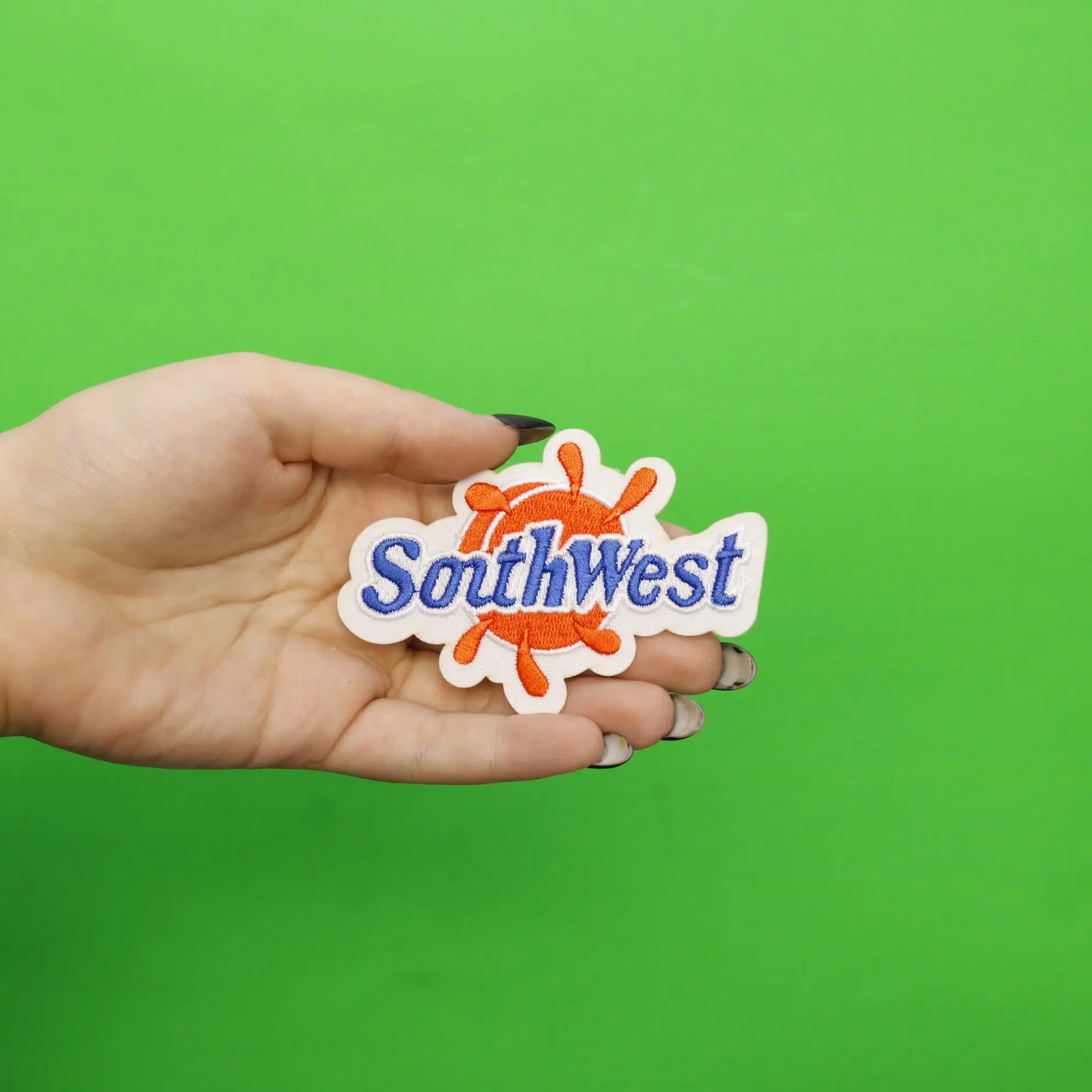 Southwest Houston Patch Orange Soda Logo Embroidered Iron On - Image 3