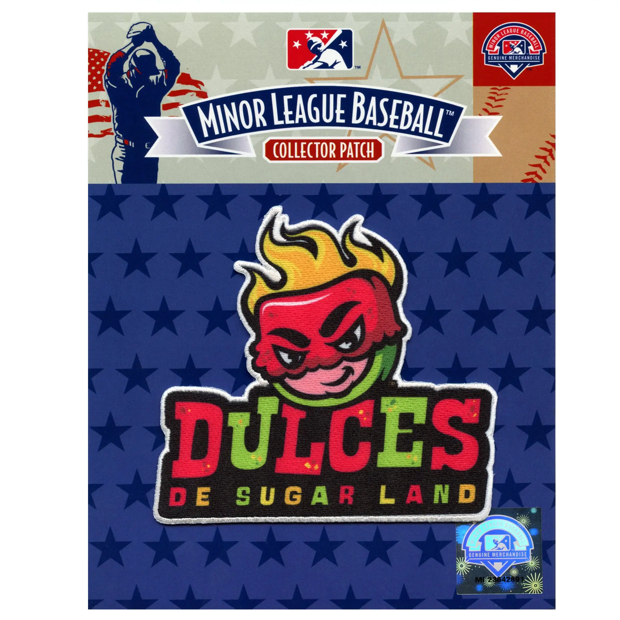Space Cowboys Dulces De Sugarland MLB Houston Baseball Team Embroidered Patch - Image 2