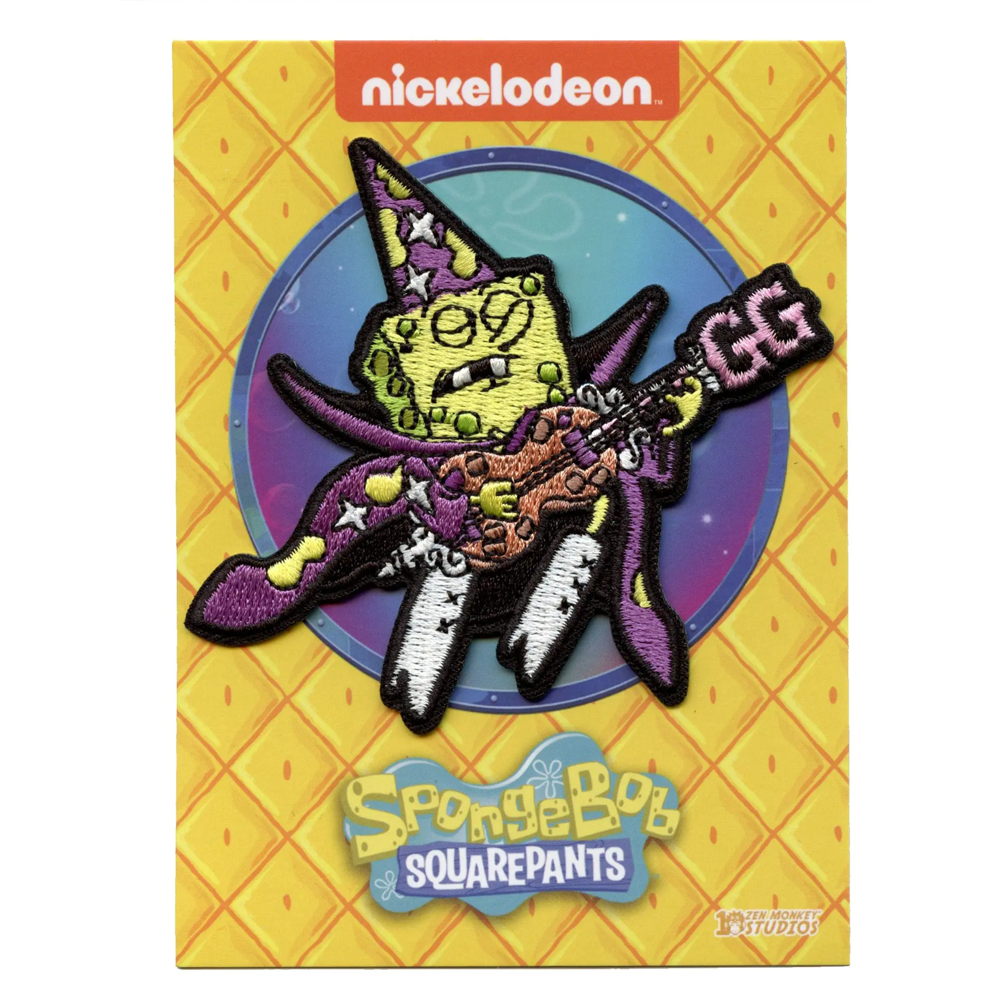 SpongeBob SquarePants Goofy Goober Wizard Patch Nickelodeon Cartoon Television Embroidered Iron On