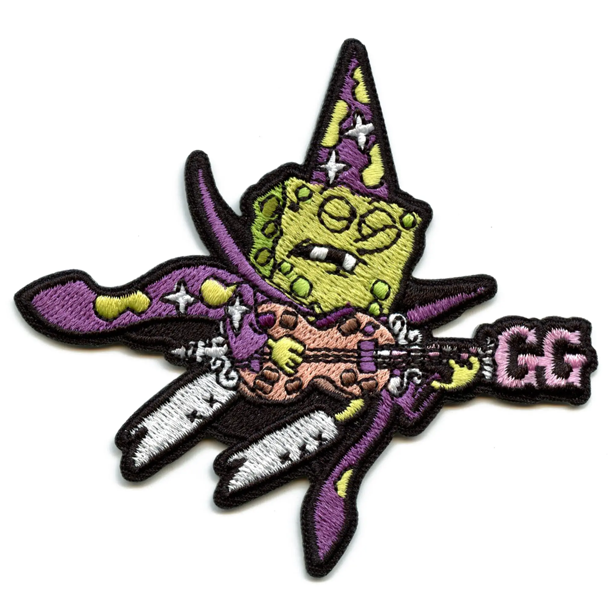 SpongeBob SquarePants Goofy Goober Wizard Patch Nickelodeon Cartoon Television Embroidered Iron On - Image 2