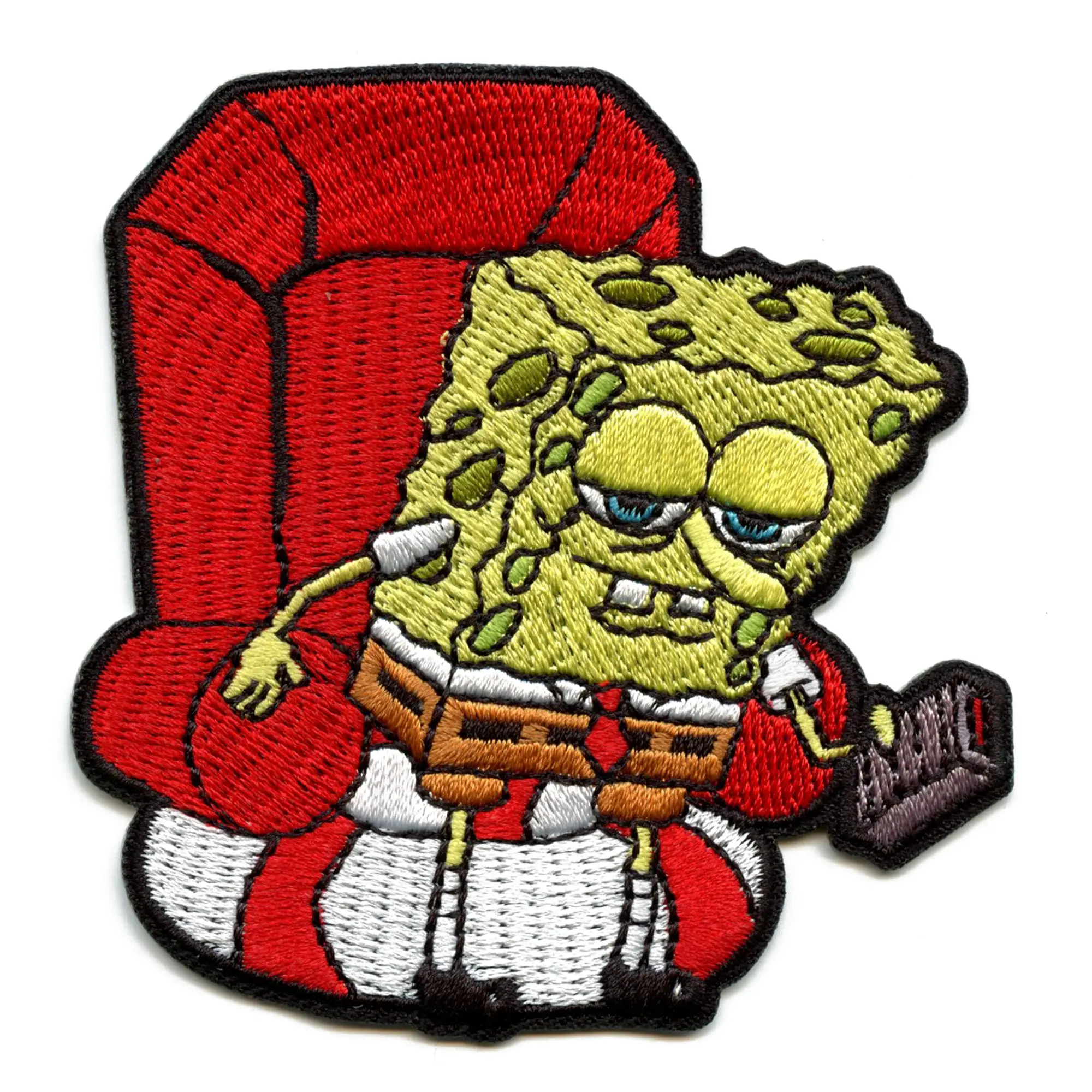SpongeBob SquarePants Ight Imma Head Out Patch Nickelodeon Cartoon TV Embroidered Iron On - Image 2