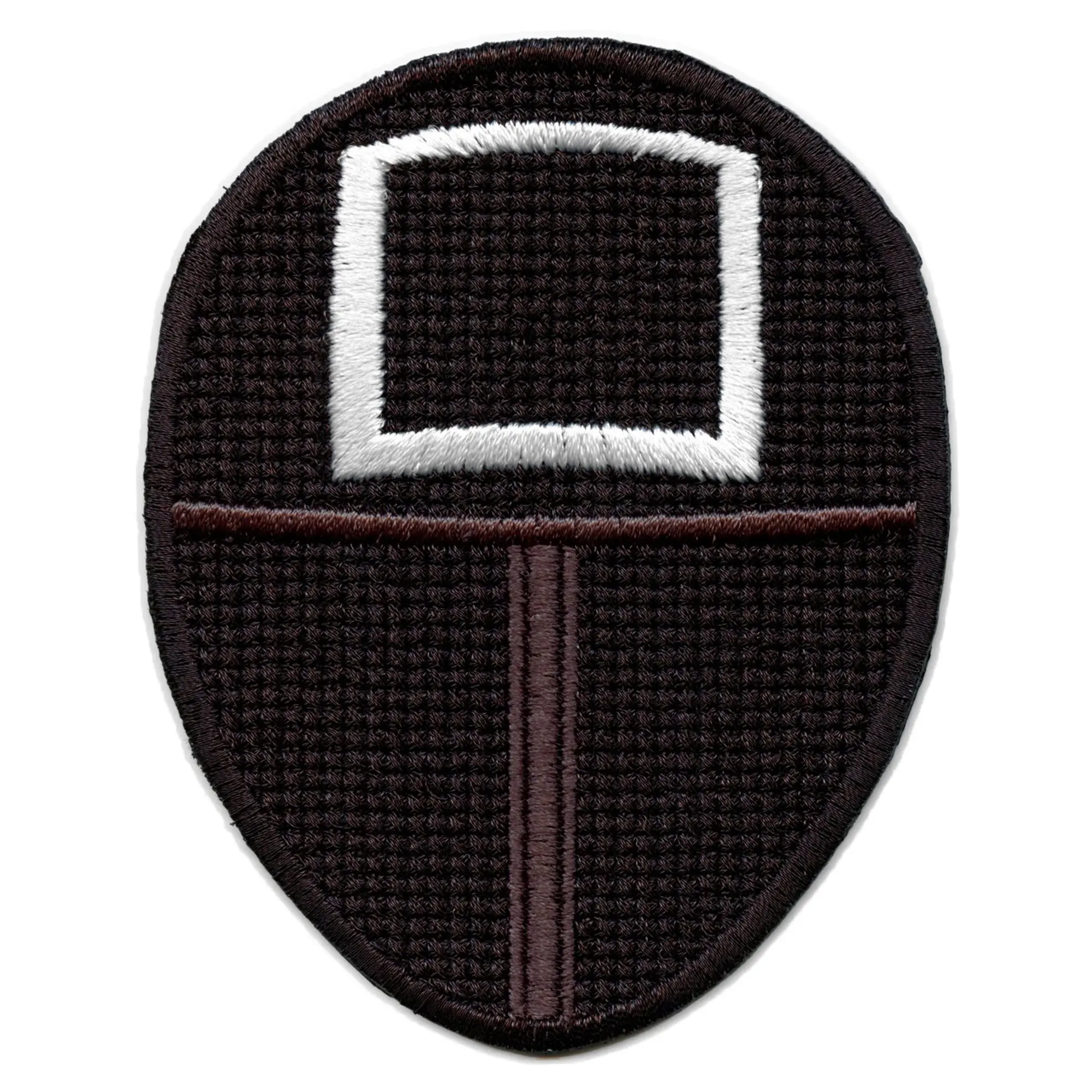 Square Manager Mask Patch Survival Game Embroidered Iron On