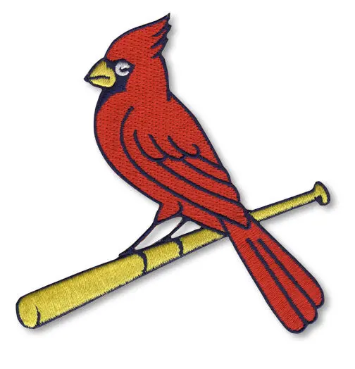 St Louis Cardinals Alternate Team Logo Cardinal on Bat Patch