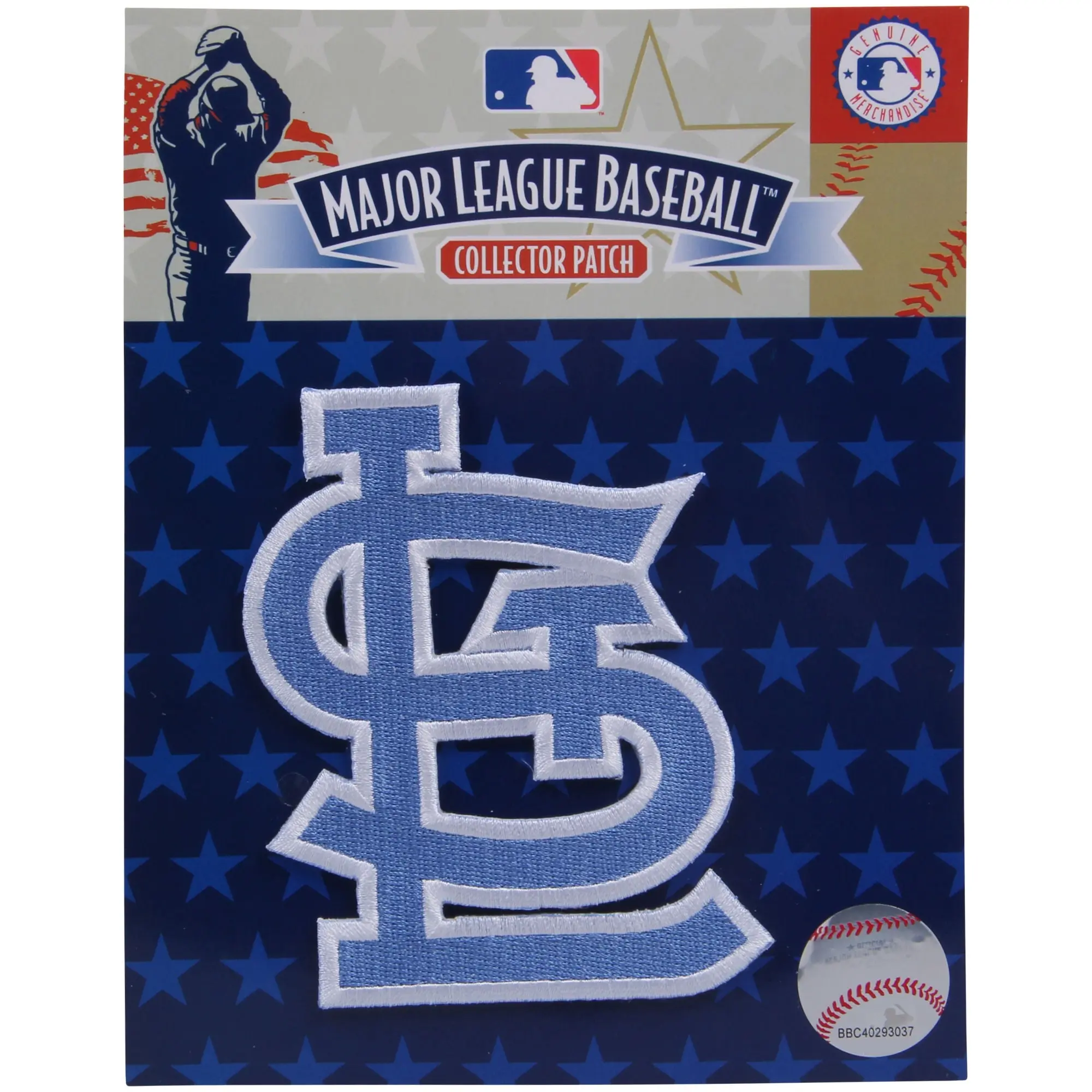 St Louis Cardinals Fathers Day Blue Sleeve Jersey Patch