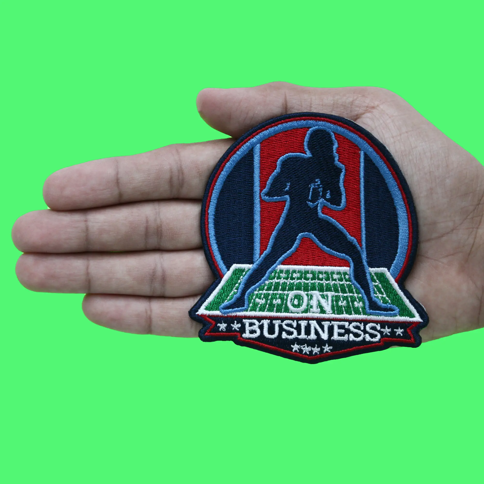 Stand On Business Patch Houston Football Team Embroidered Iron On - Image 2