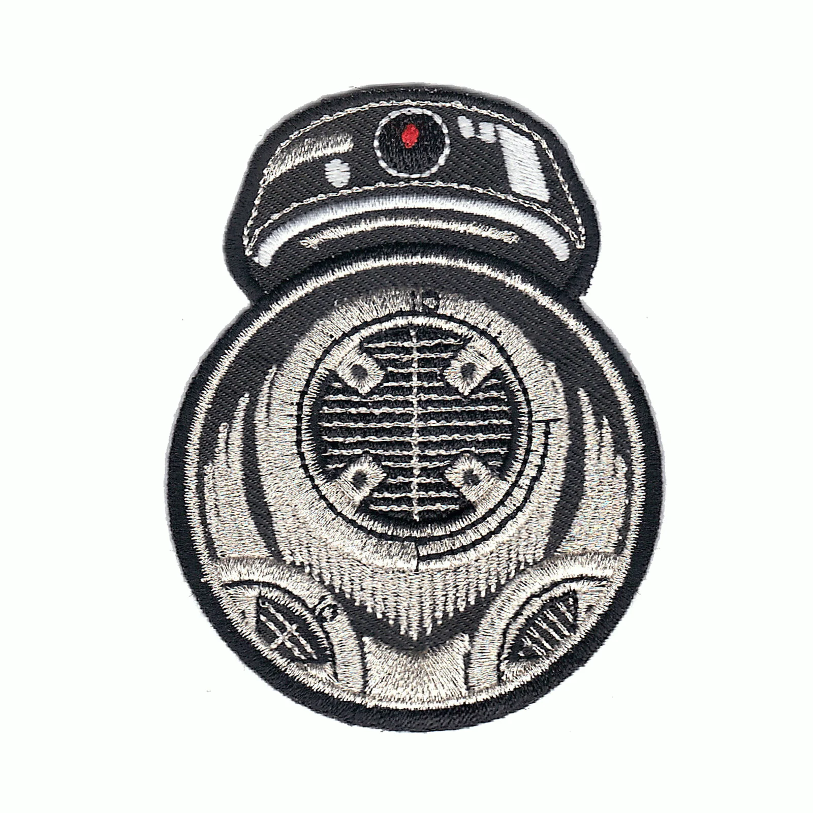 Star Wars The Last Jedi Dark Side BB-9E Logo Iron On Patch