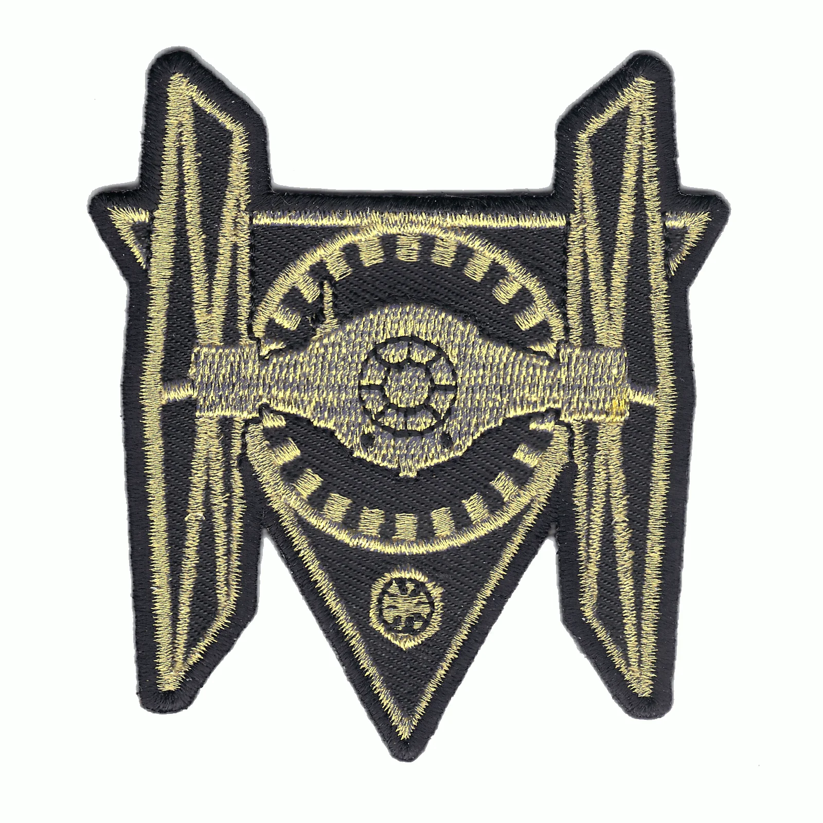 Star Wars The Last Jedi Golden Tie Fighter Logo Iron On Patch