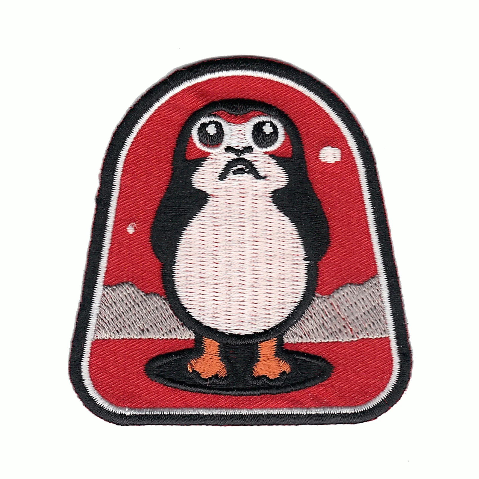 Star Wars The Last Jedi Porg Logo Iron On Patch (ALT)