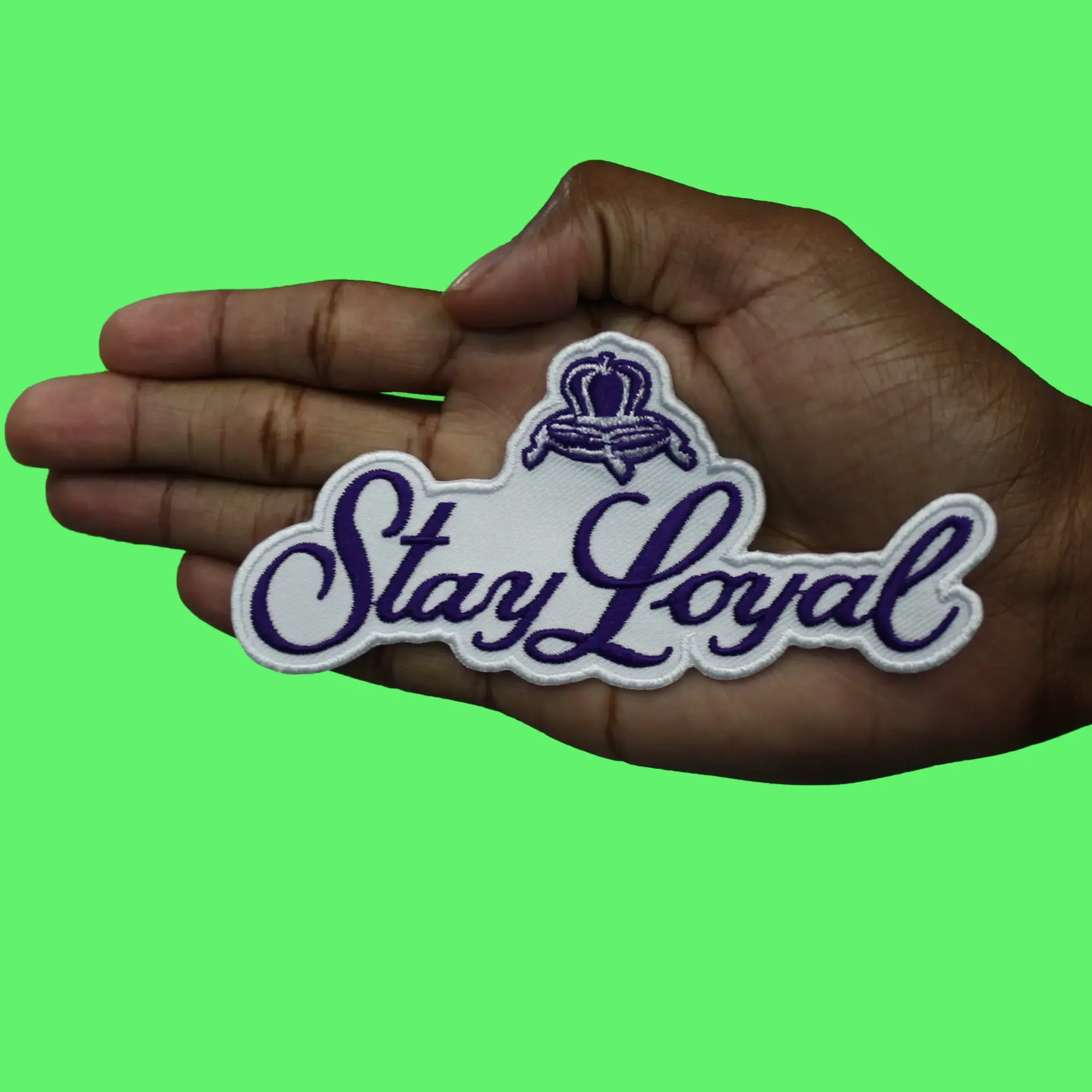 Stay Loyal Drink Patch Royal Bond Parody Embroidered Iron On - Image 2