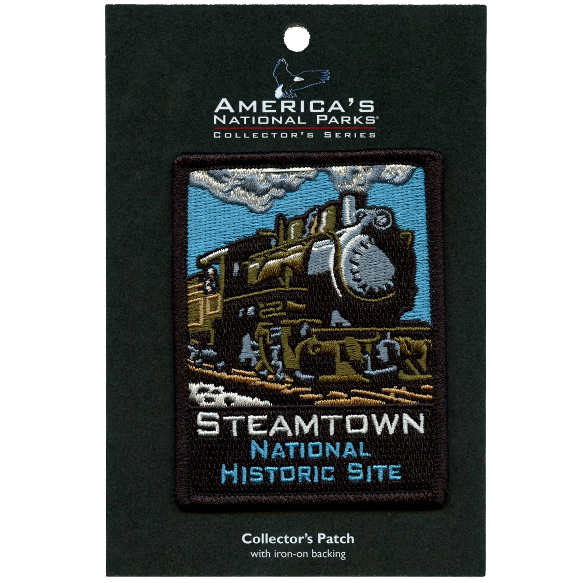 Steamtown National Historic Site Patch Museum Heritage Railroad Embroidered Iron On - Image 2