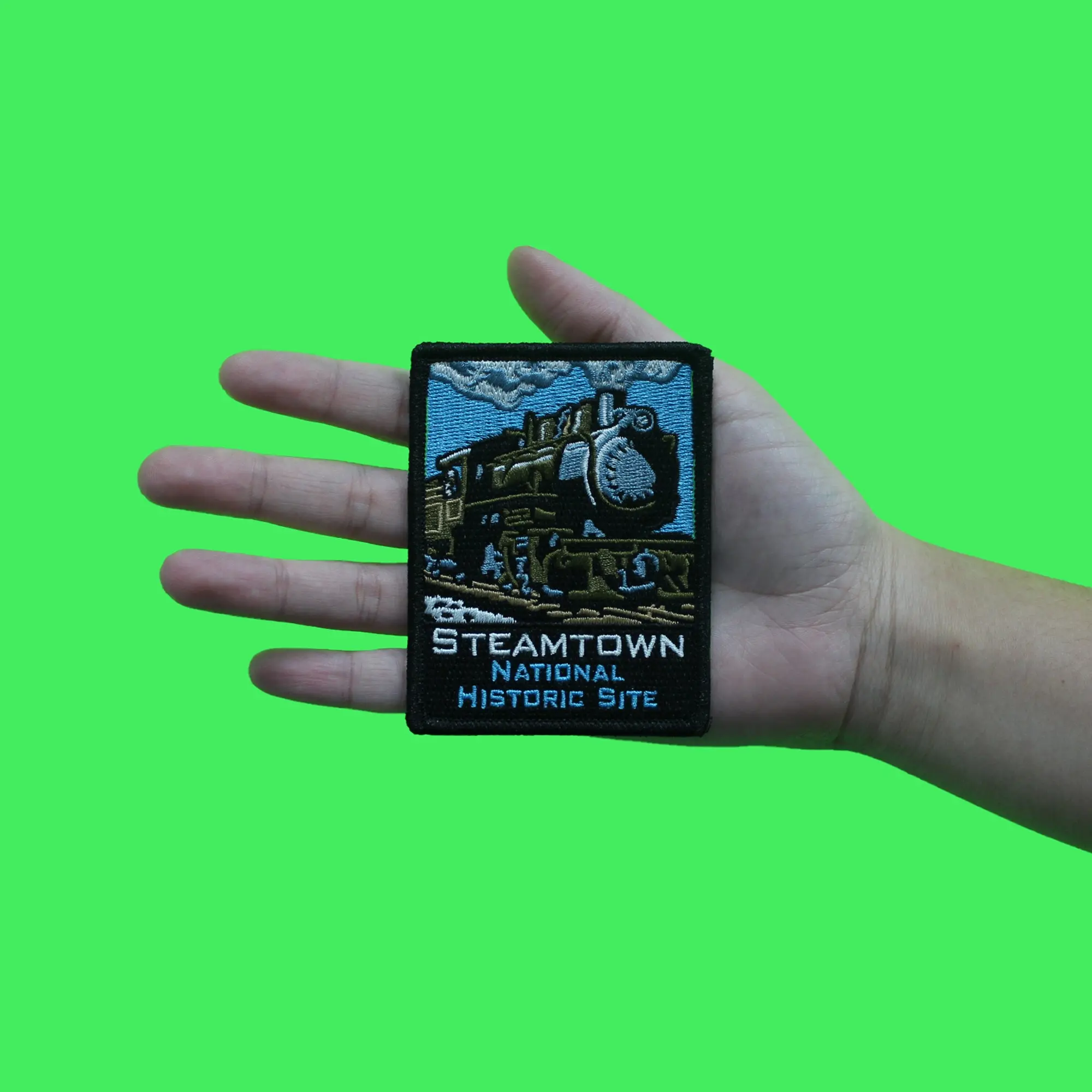 Steamtown National Historic Site Patch Museum Heritage Railroad Embroidered Iron On - Image 3