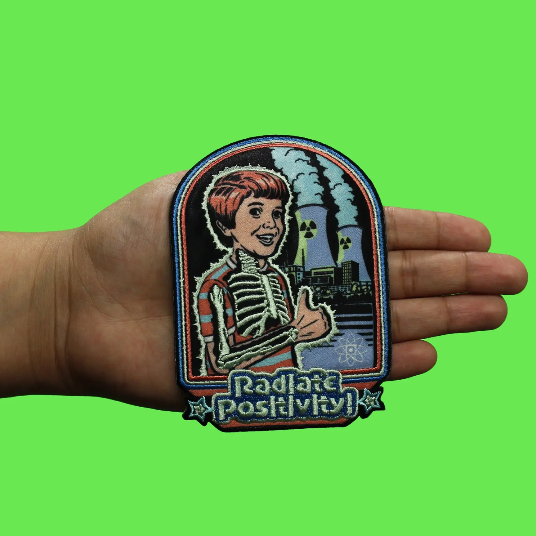Steven Rhodes Art Patch Radiate Positivity Sublimated Embroidery Iron On - Image 2