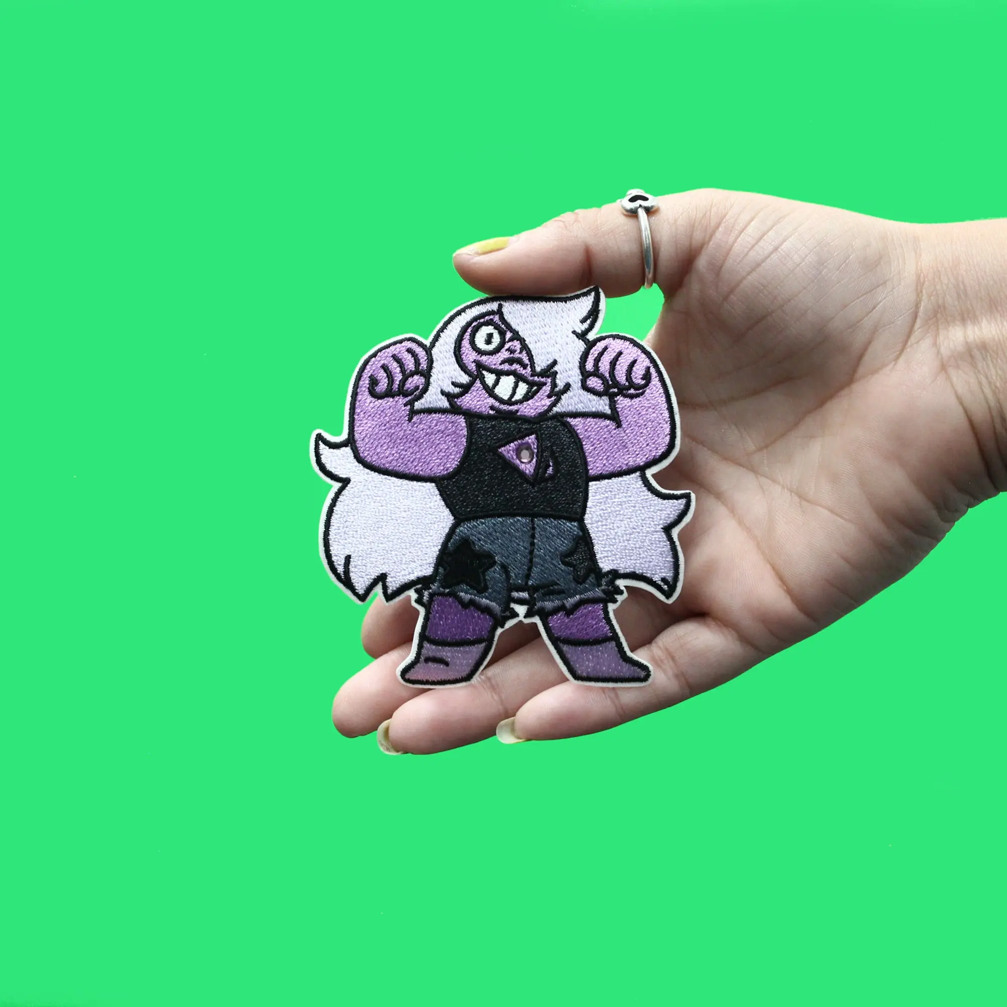 Steven Universe Amethyst Super Strong Patch Cartoon Network Animation Embroidered Iron On - Image 2