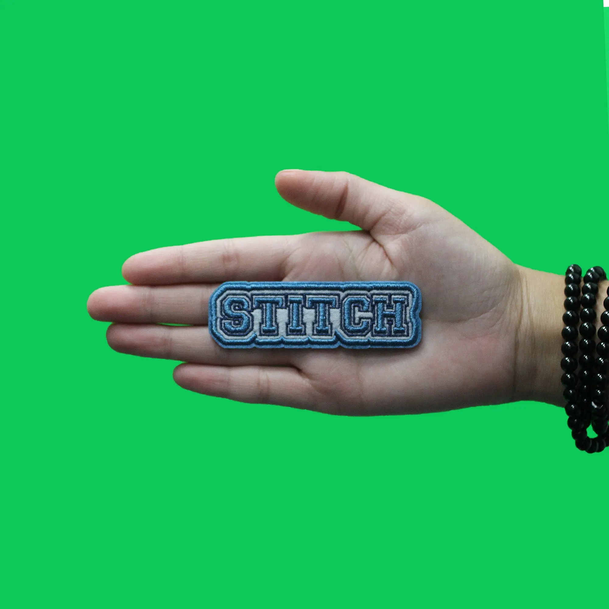 Stitch Script Name Patch Experiment Doubledip Embroidered Iron On - Image 2