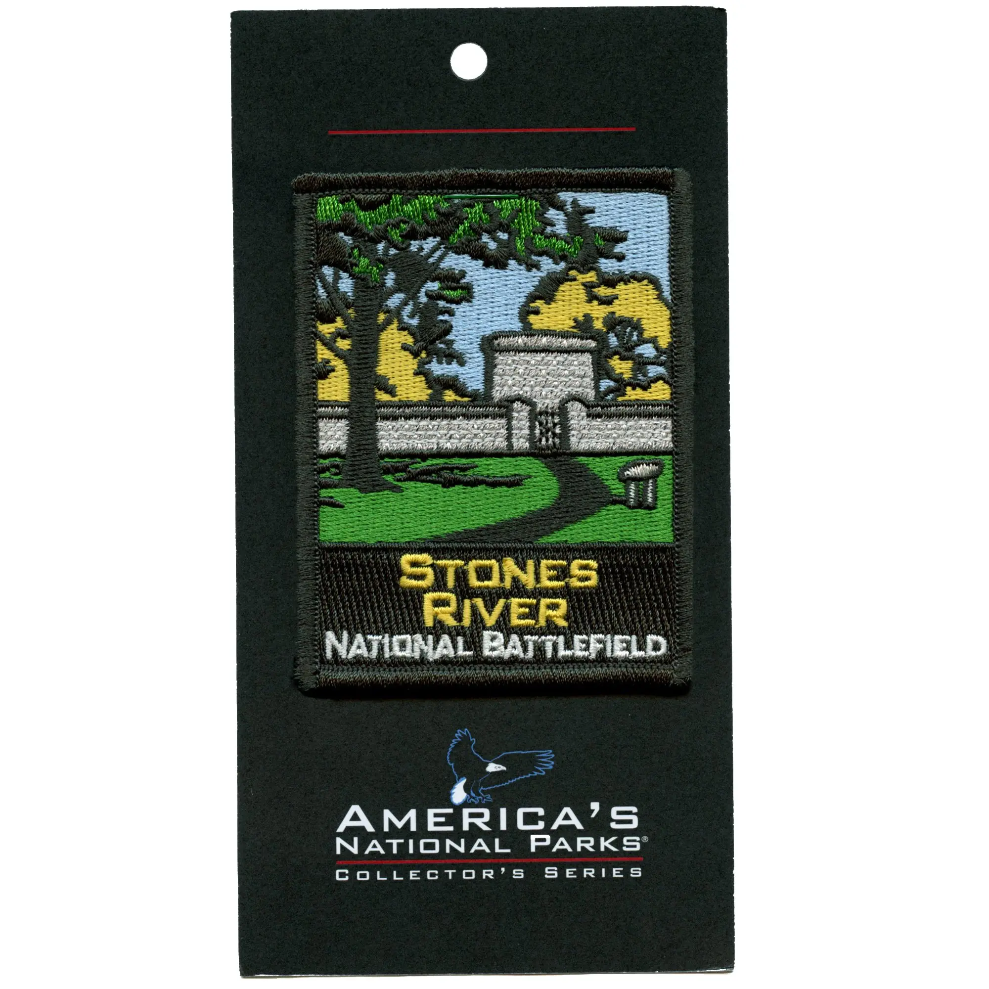 Stones River National Battlefield Patch Souvenir American Park Embroidered Iron On - Image 2