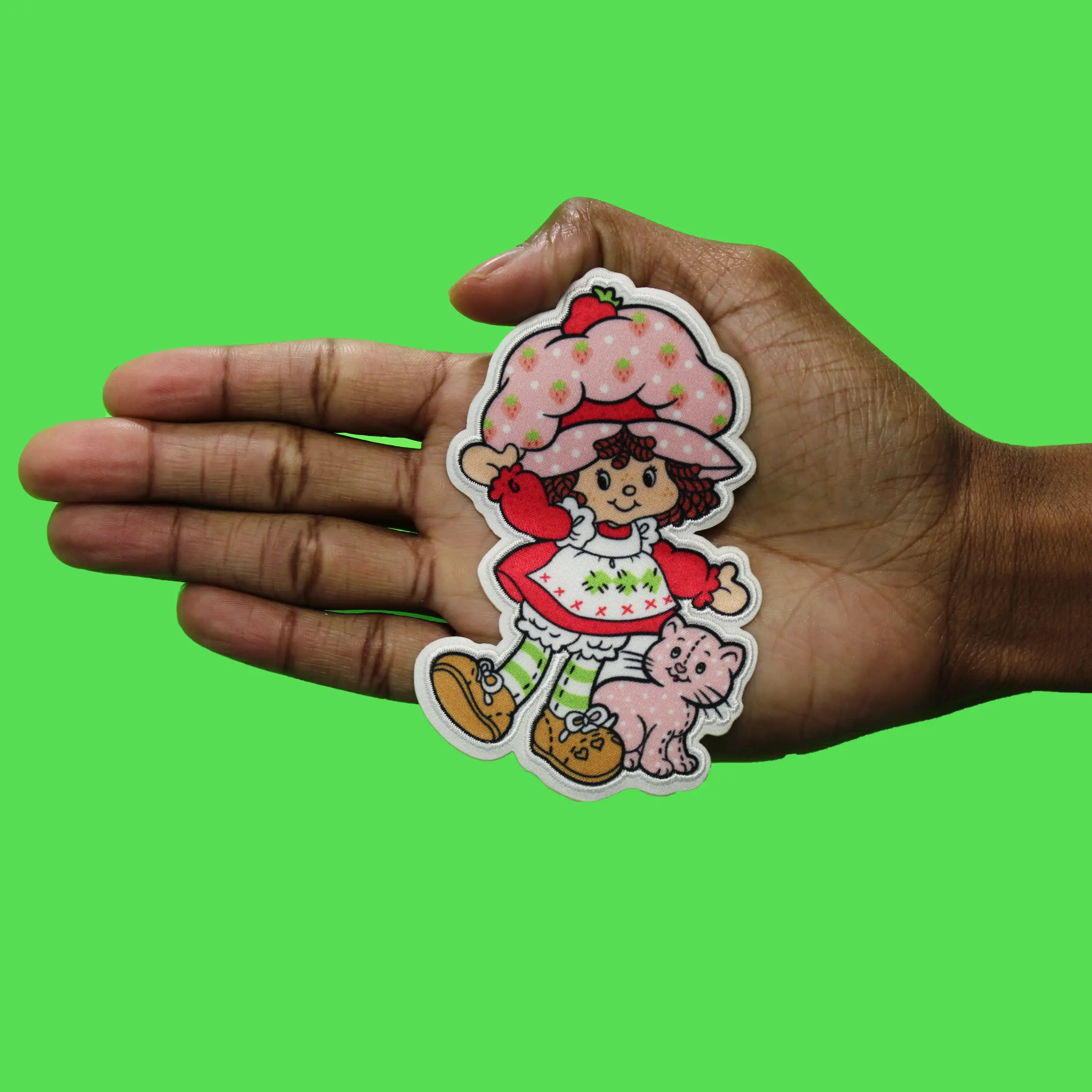 Strawberry Shortcake And Custard Patch Cutesy Vintage Character Sublimated Iron On - Image 3