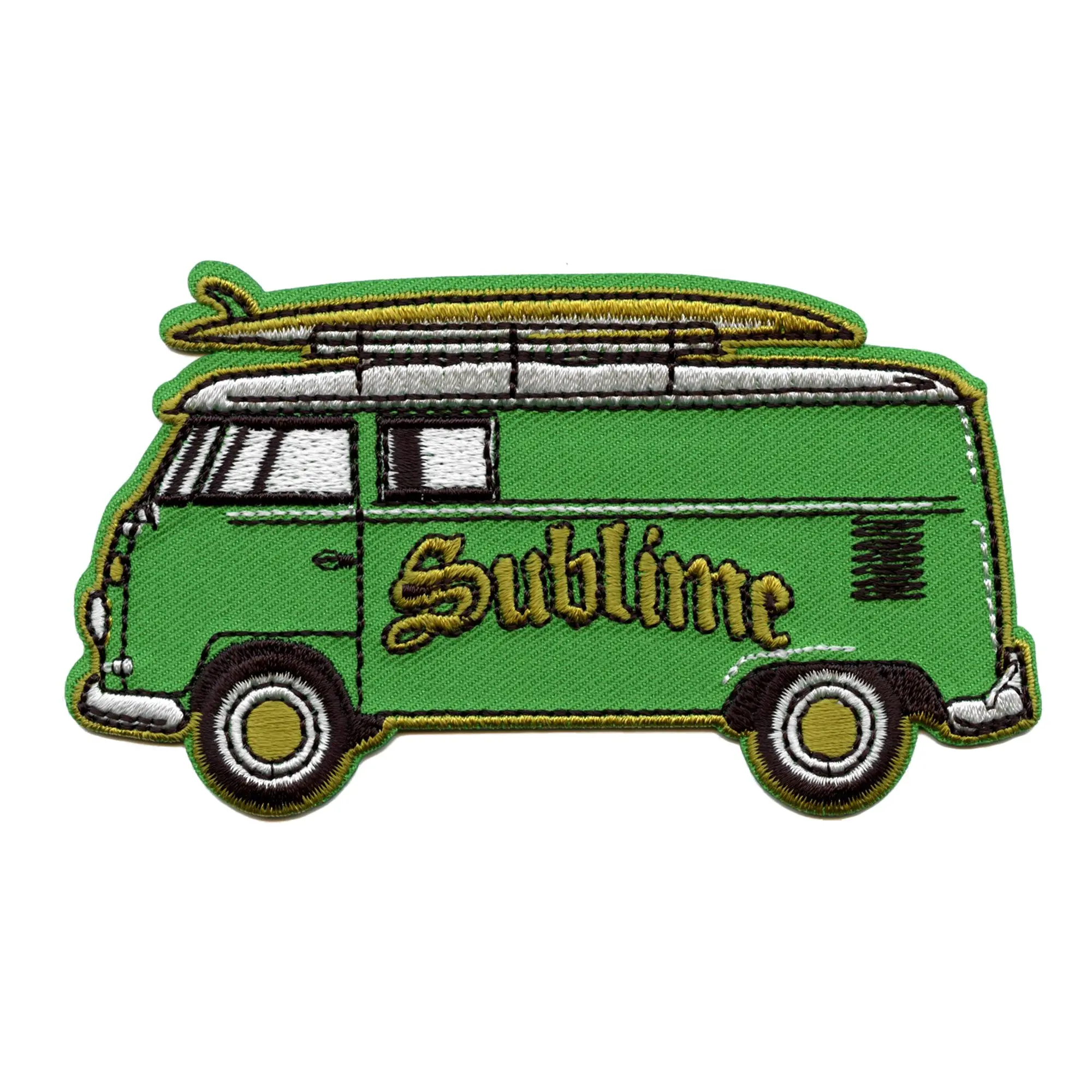 Sublime Volkswagen Bus Patch Surf Board Embroidered Iron On