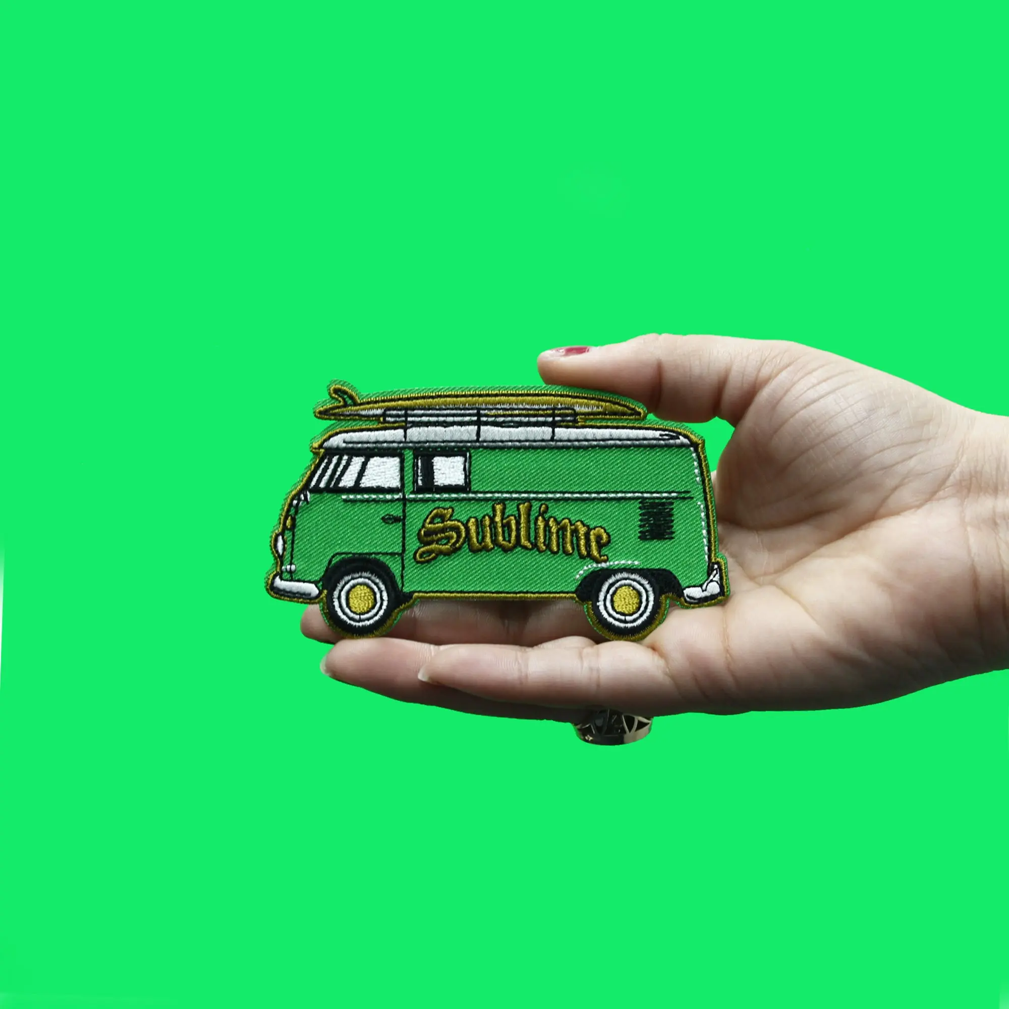 Sublime Volkswagen Bus Patch Surf Board Embroidered Iron On - Image 2