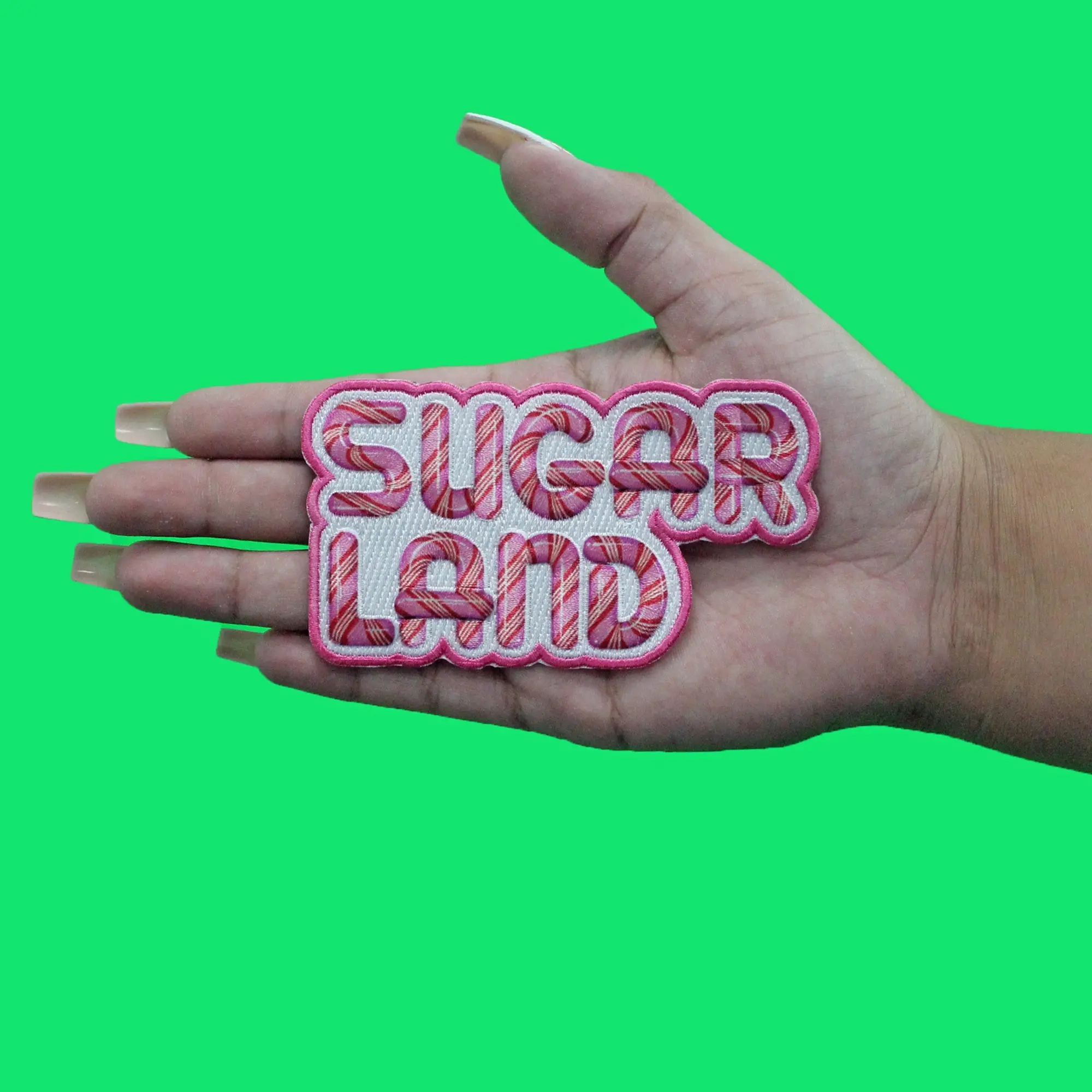 Sugar Land Candy Caine Patch Houston Neighborhoods Embroidered Iron On - Image 3