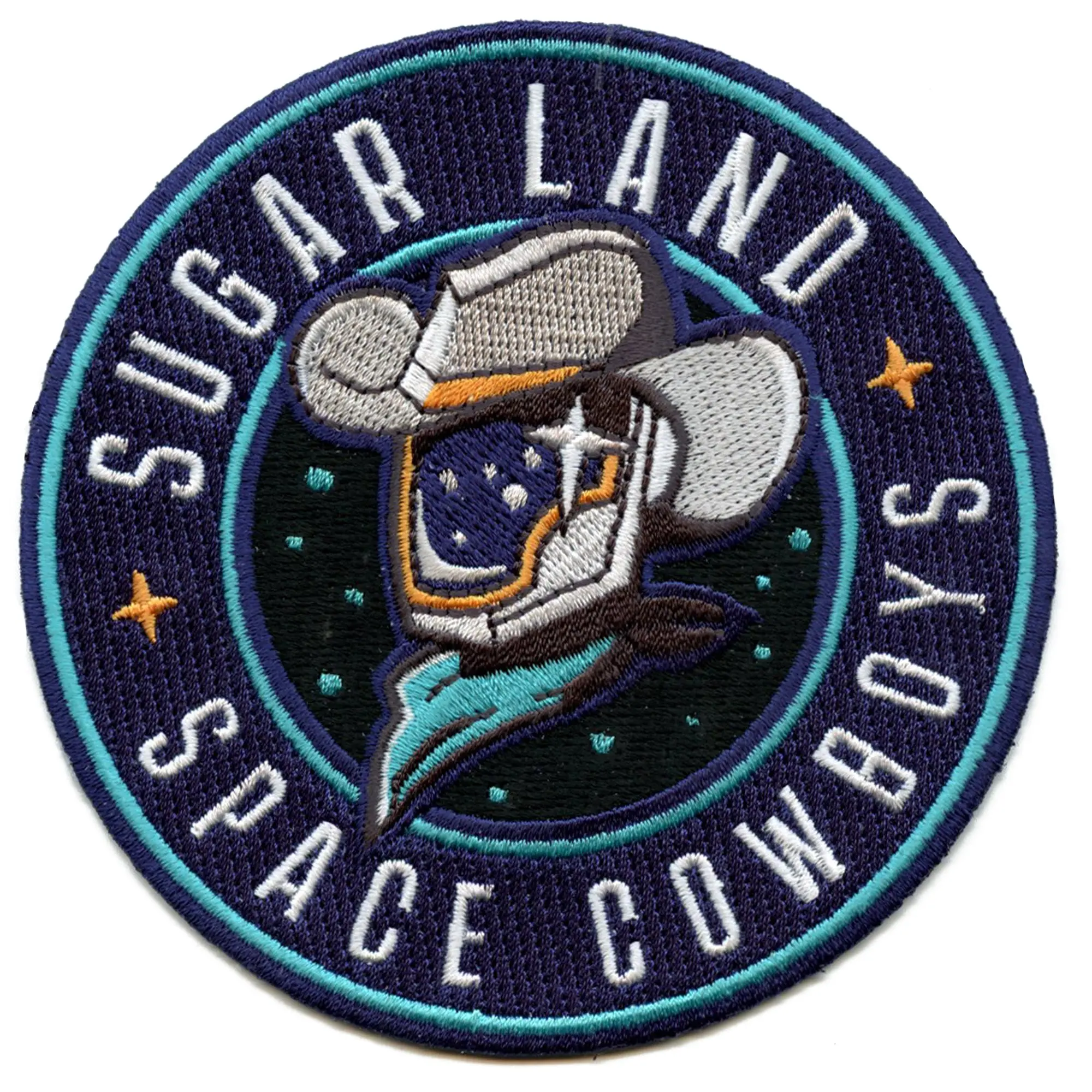 Sugar Land Space Cowboys Patch Houston Baseball Team Embroidered Iron On - Image 2