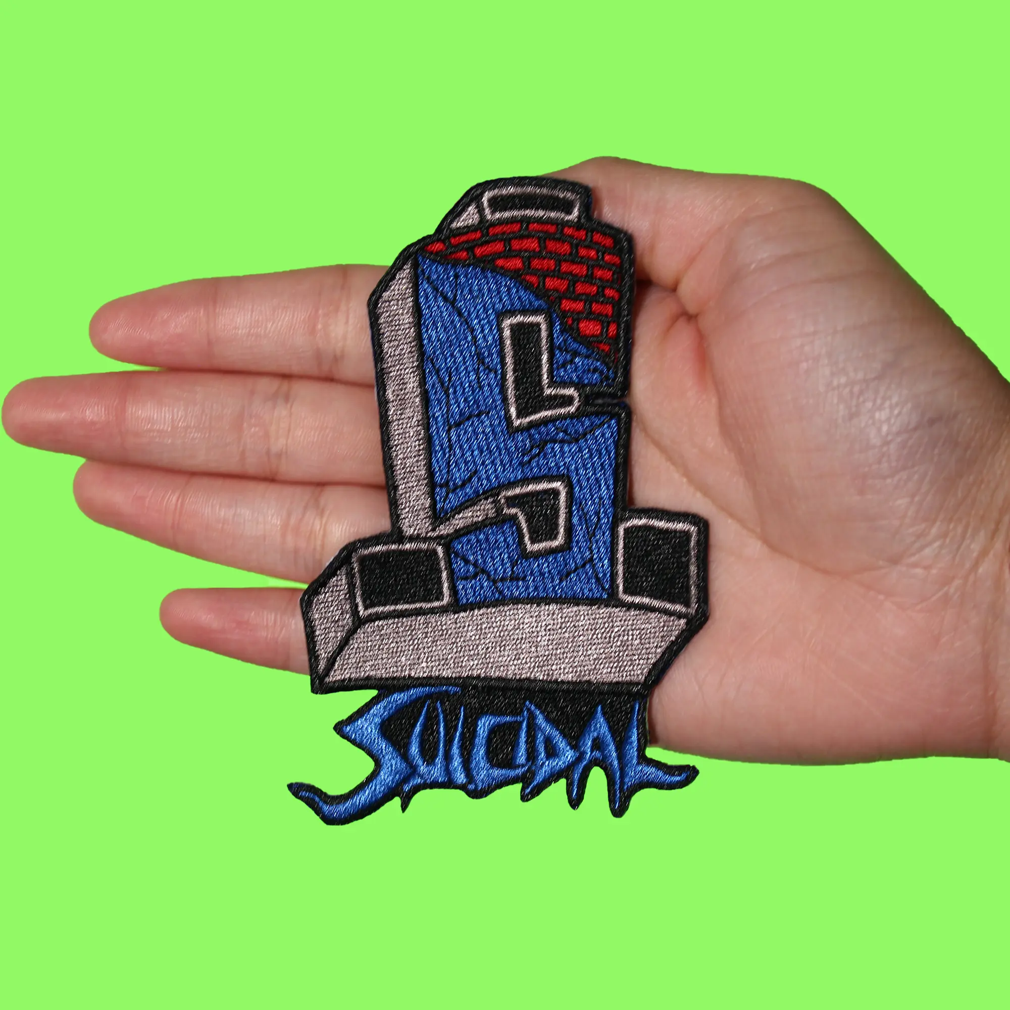 Suicidal Tendencies Brick Patch Punk Rock Band Embroidered Iron On - Image 2