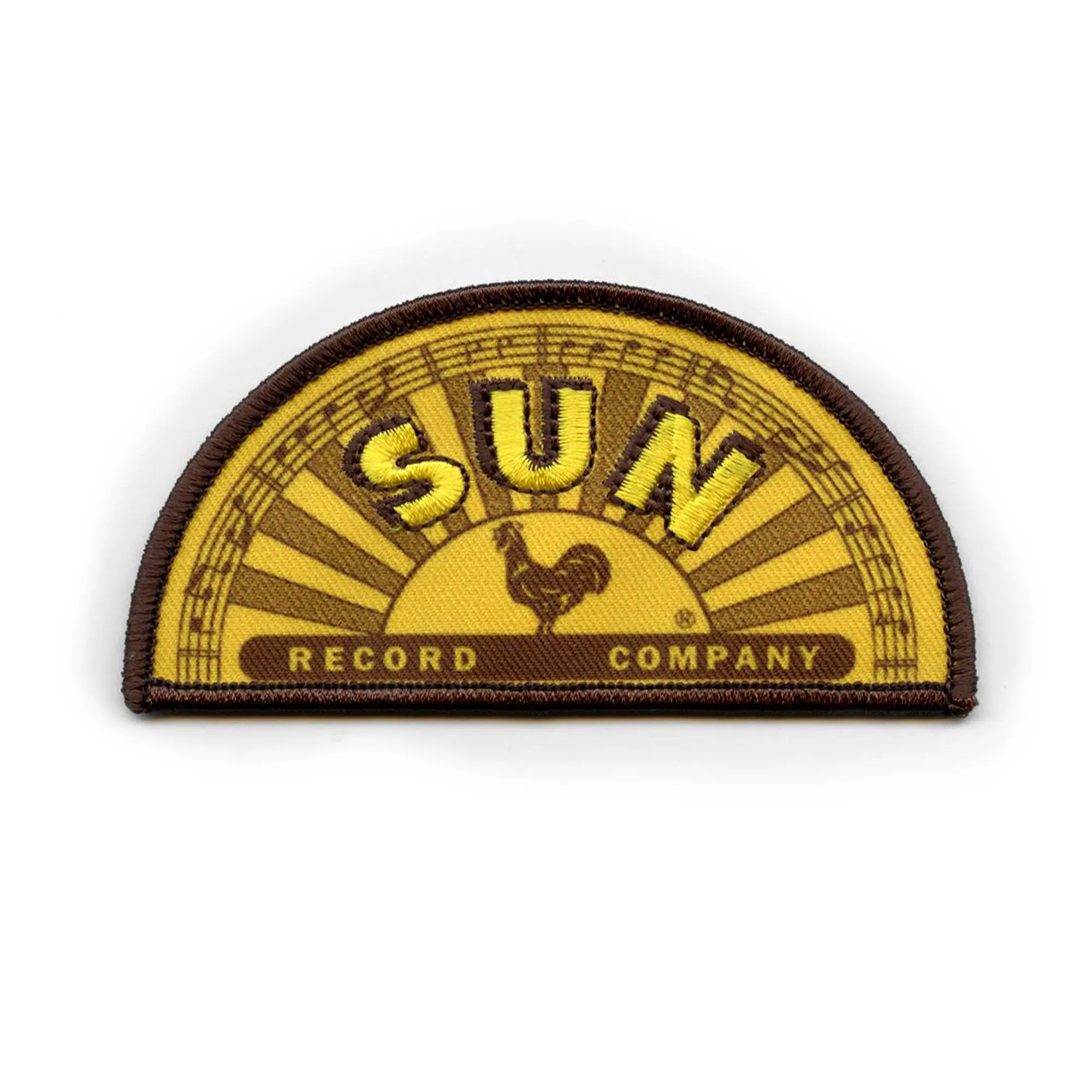 Sun Record Company Patch Rooster Rock Blues Sublimated Embroidered Iron on
