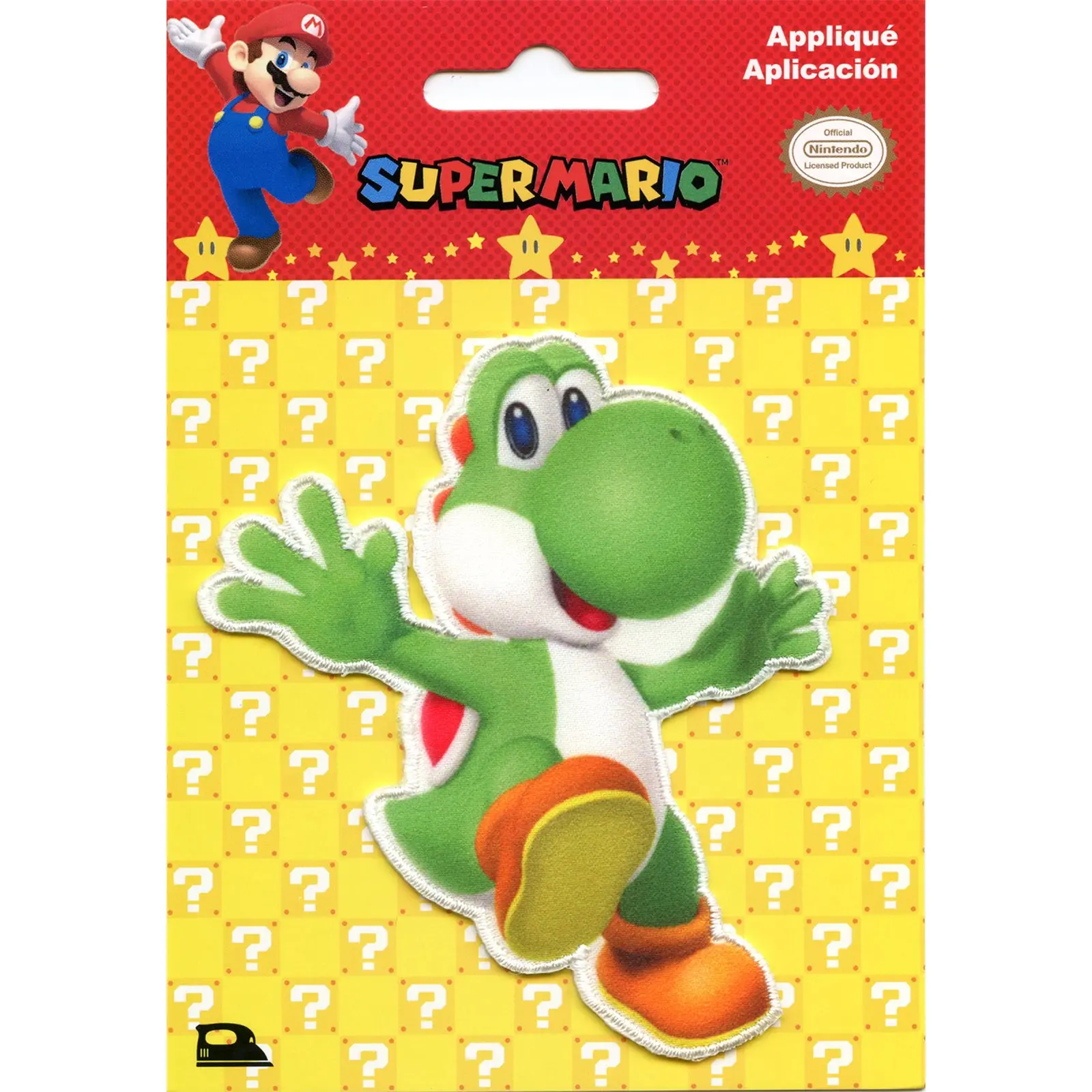 Nintendo Super Mario Game Yoshi Iron-On Applique Patch