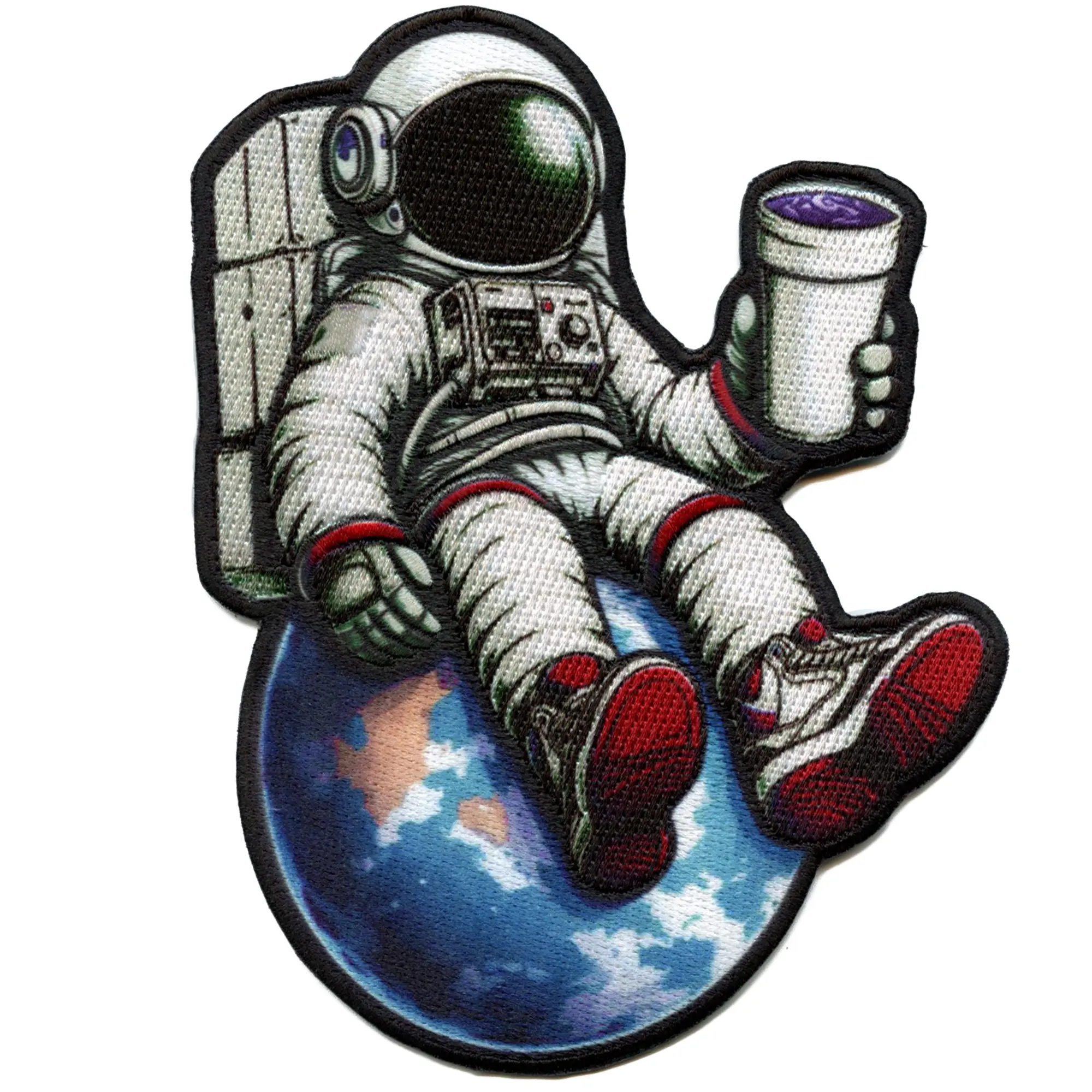 Syrup Astronaut Drank Patch On Top Of The World Patch Sublimated Embroidered Iron On
